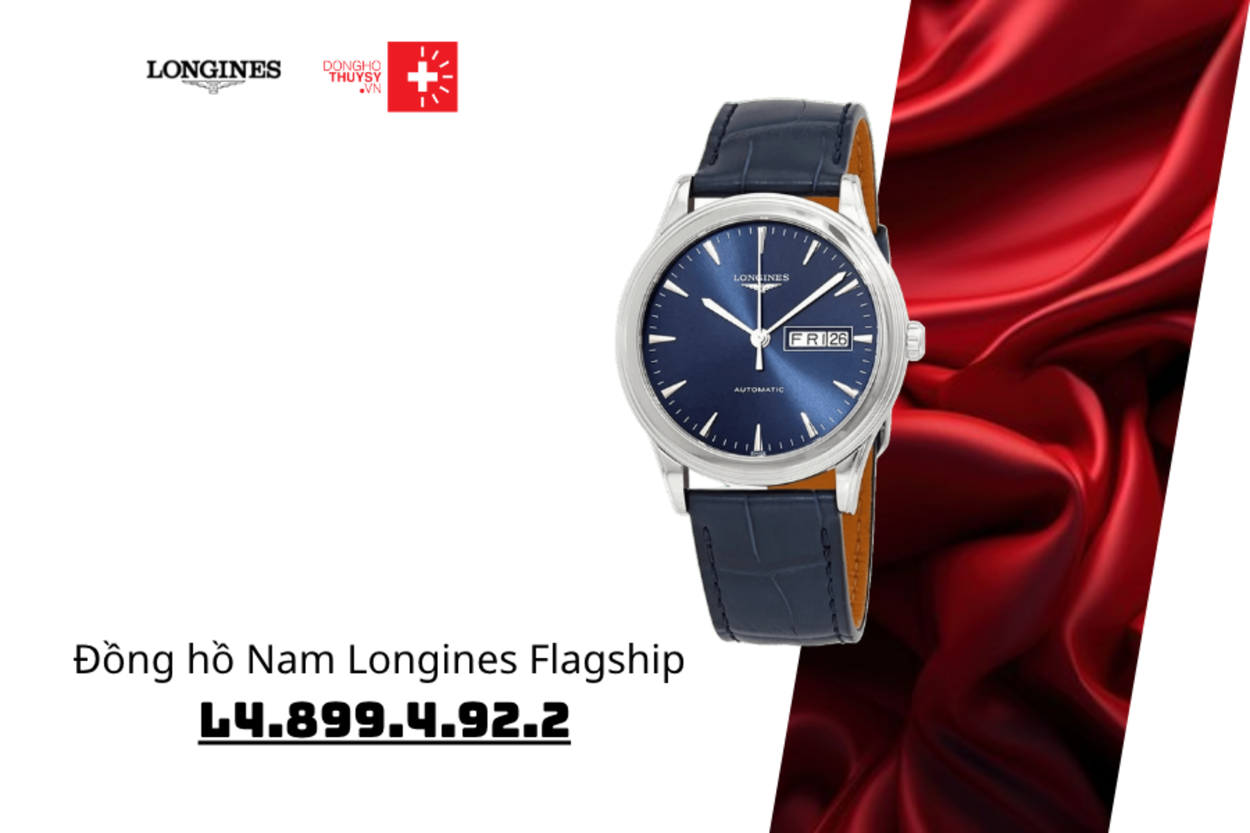 Đồng hồ Nam Longines Flagship L4.899.4.92.2