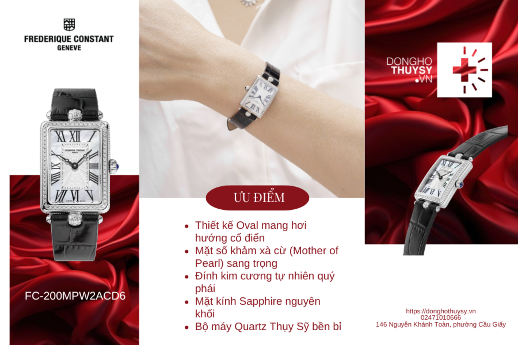Đồng Hồ Nữ Frederique Constant FC-200MPW2ACD6