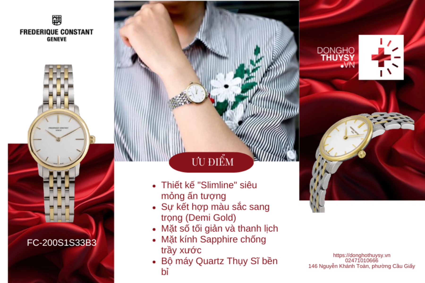 Đồng hồ Frederique Constant FC-200S1S33B3