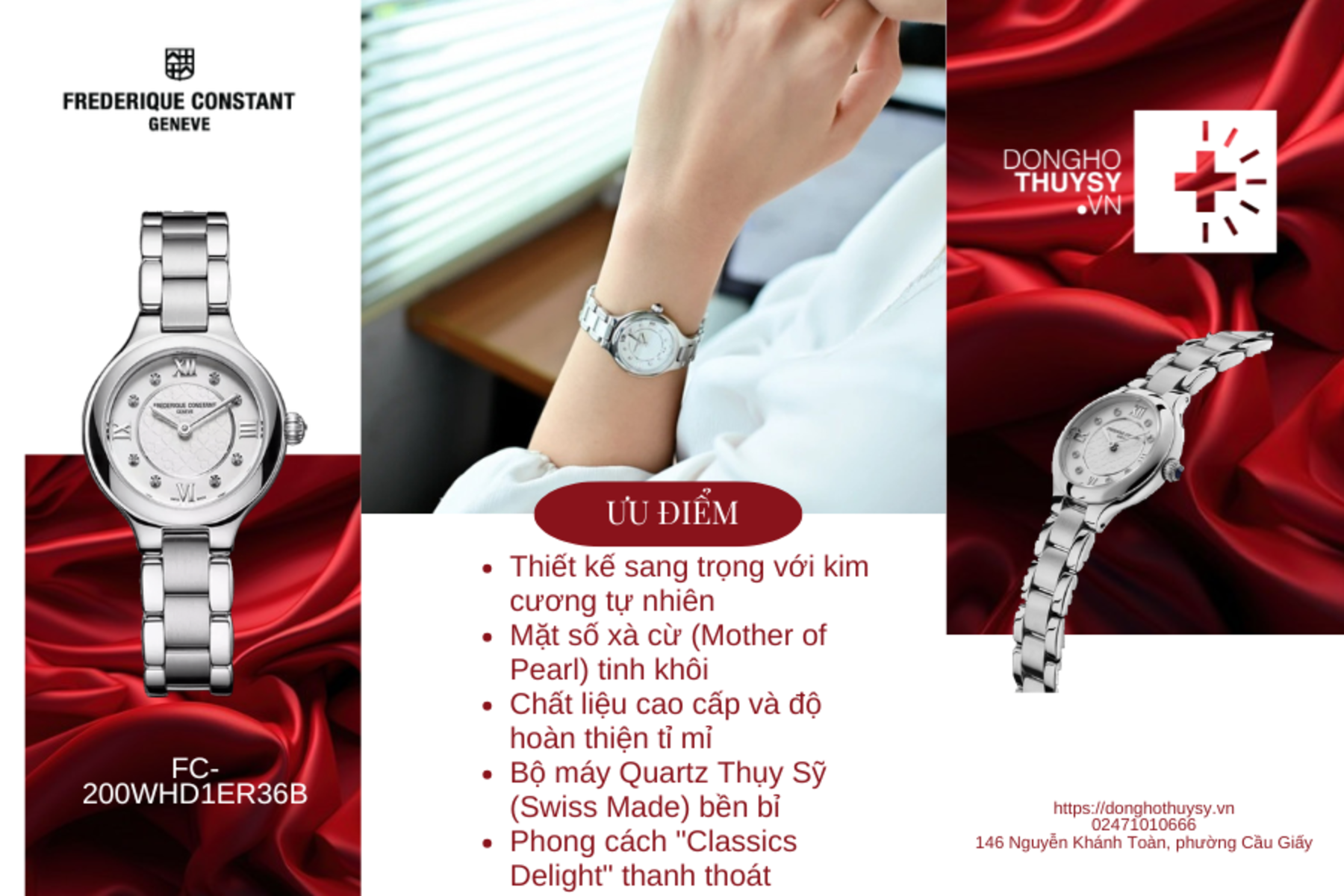 Đồng hồ Frederique Constant FC-200WHD1ER36B