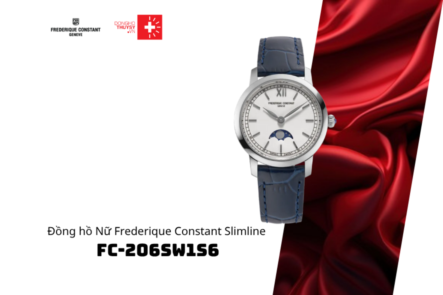 Đồng hồ Nữ Frederique Constant Slimline FC-206SW1S6