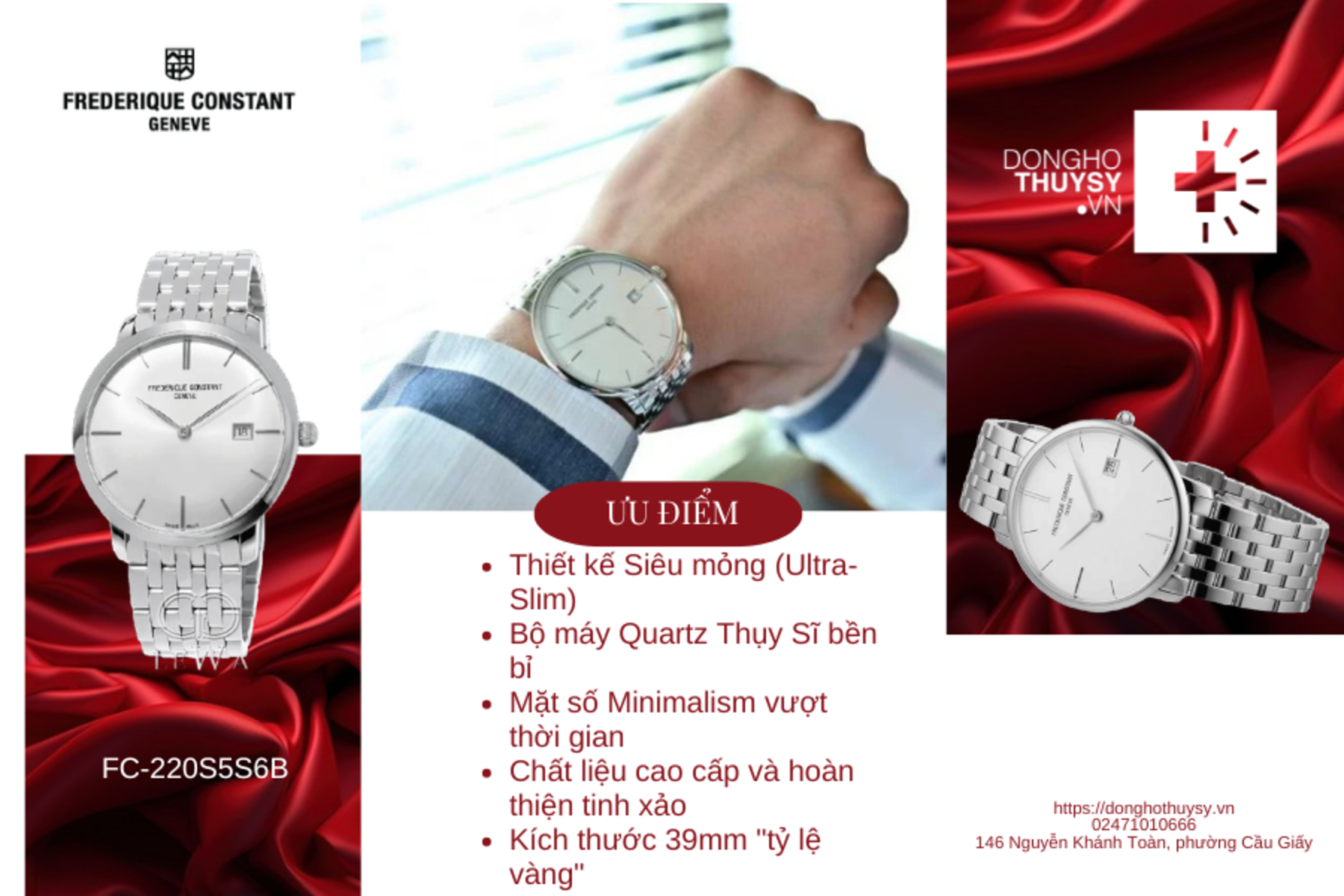 Đồng hồ nam Frederique Constant FC-220S5S6B