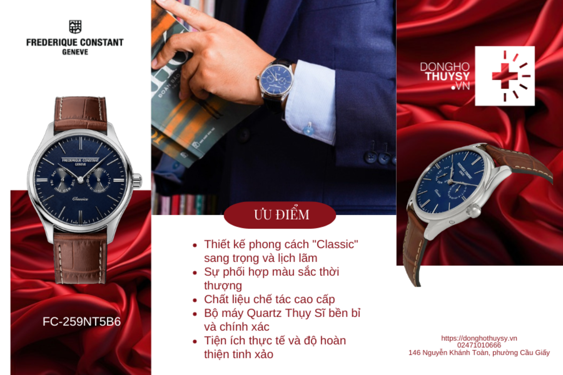Đồng hồ Frederique Constant FC-259NT5B6