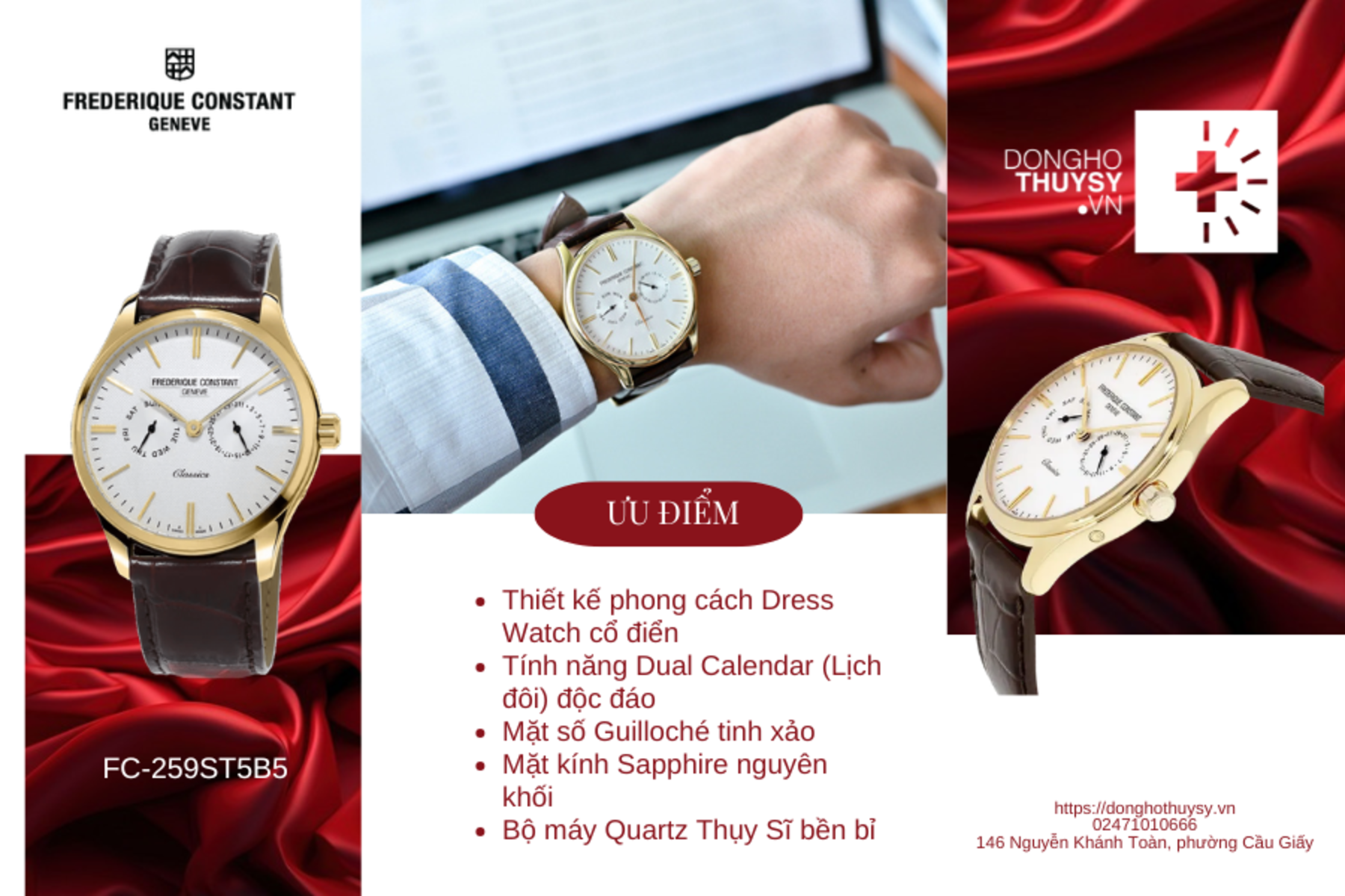 Đồng hồ Frederique Constant FC-259ST5B5