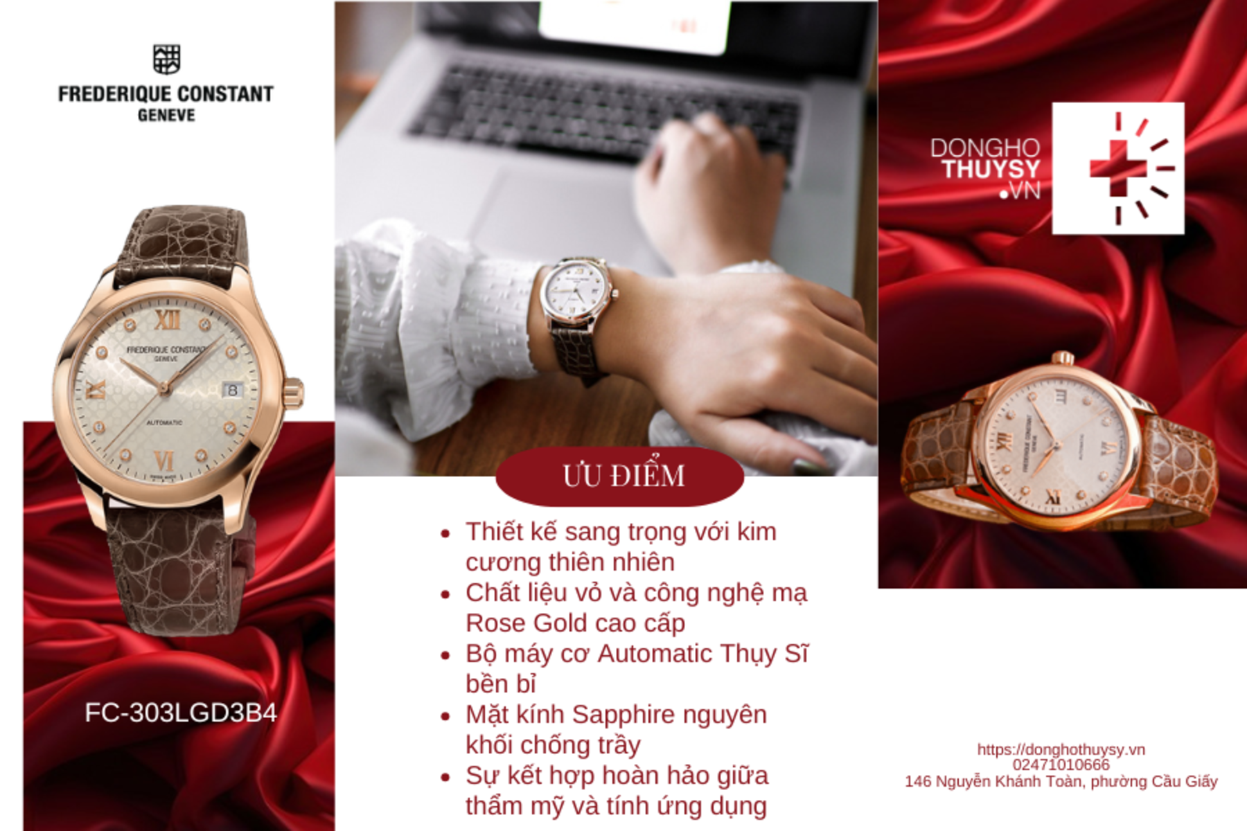 Đồng hồ Frederique Constant FC-303LGD3B4