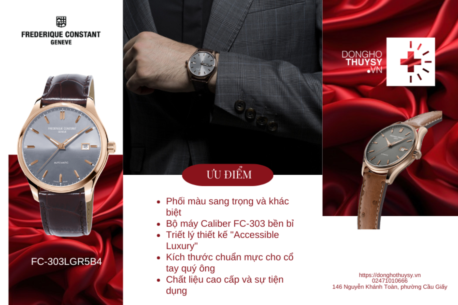 Đồng hồ Frederique Constant FC-303LGR5B4