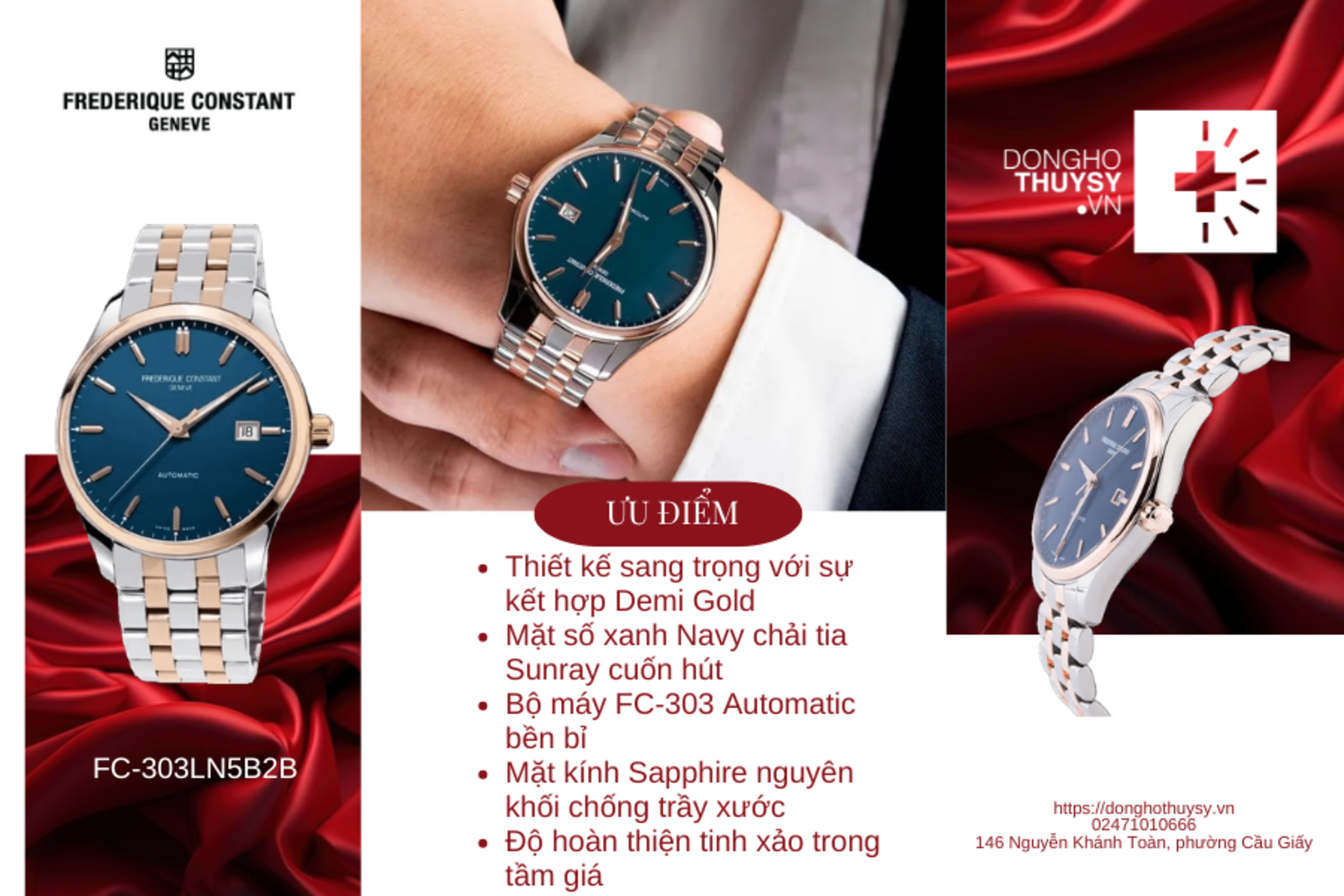 Đồng hồ Frederique Constant FC-303LN5B2B