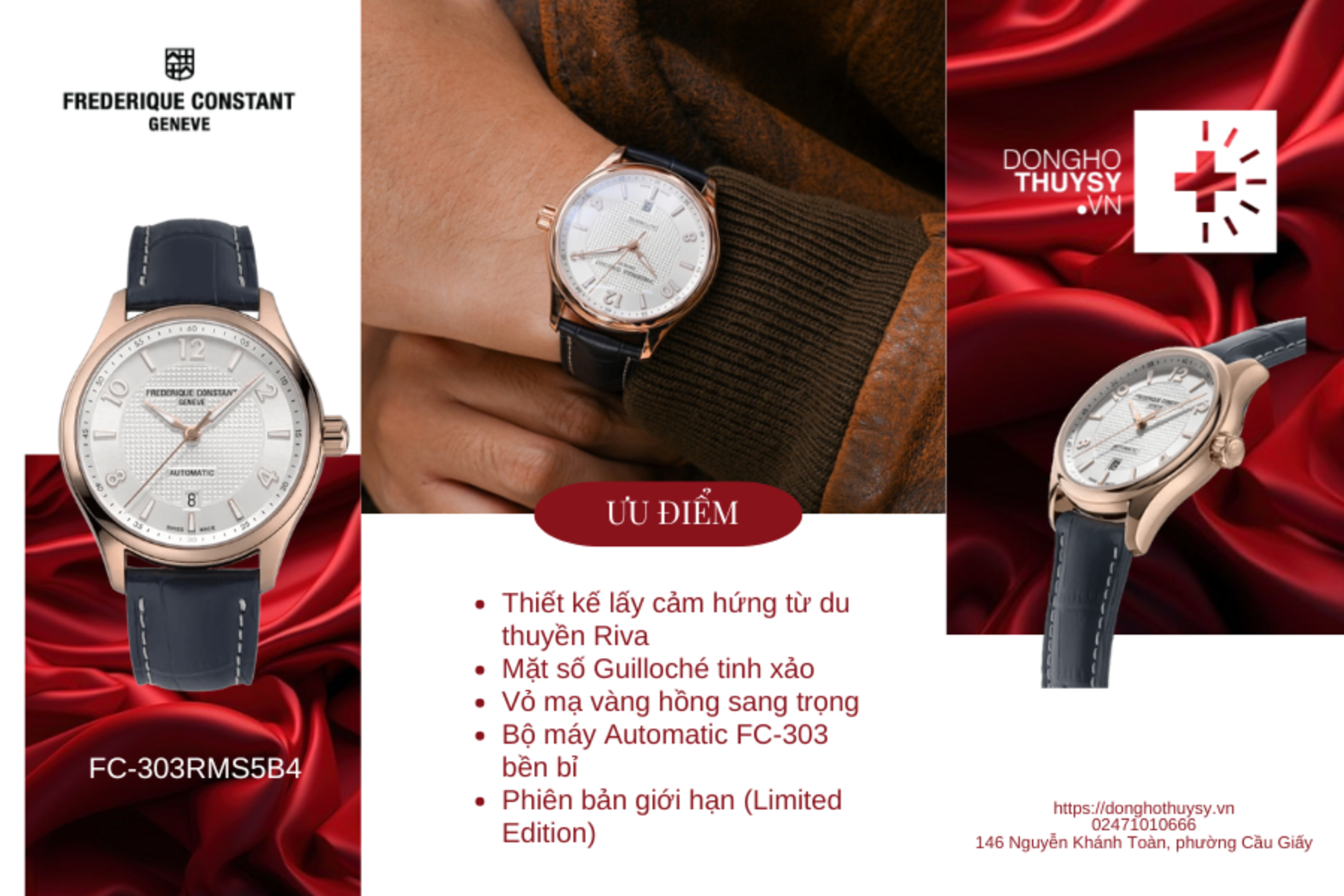 Đồng hồ Nam Frederique Constant RUNABOUT AUTOMATIC FC-303RMS5B4