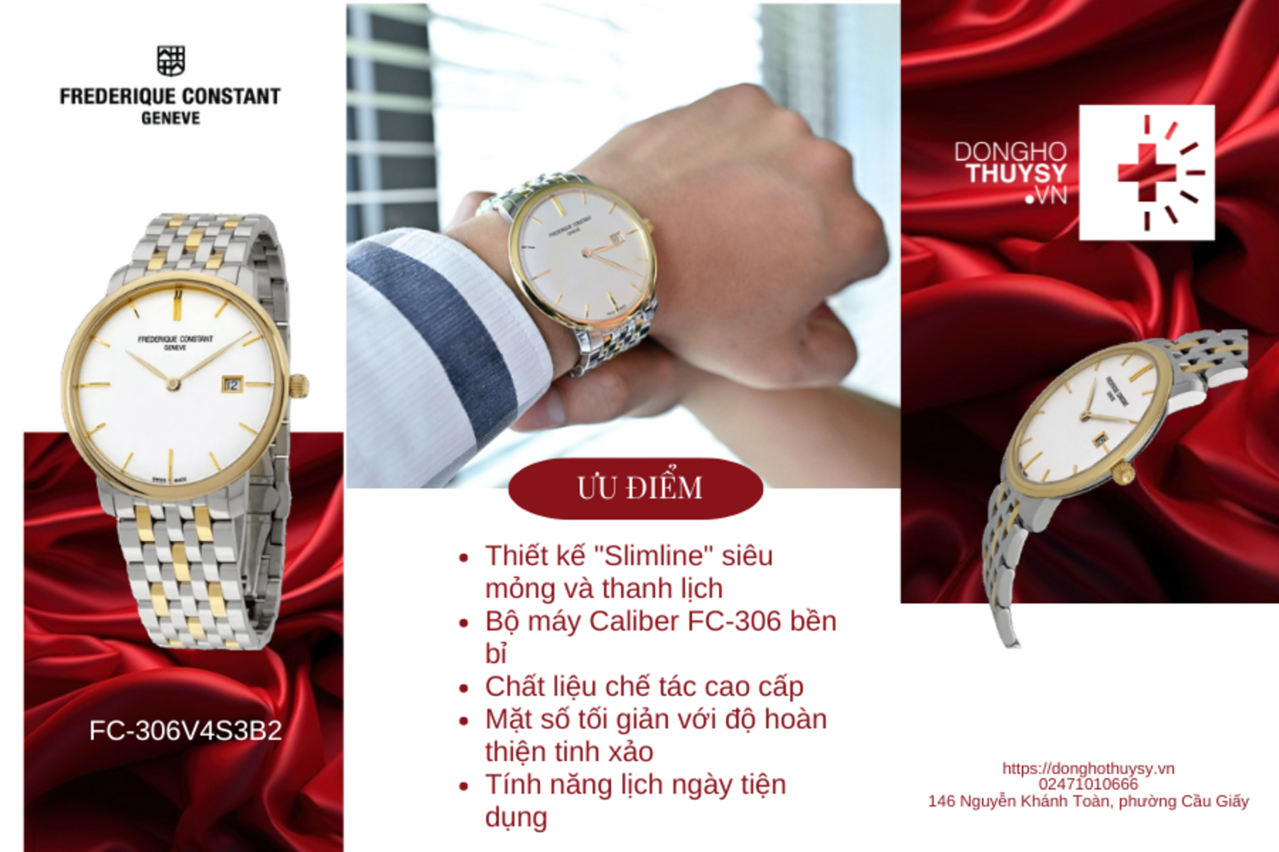 Đồng hồ Frederique Constant FC-306V4S3B2