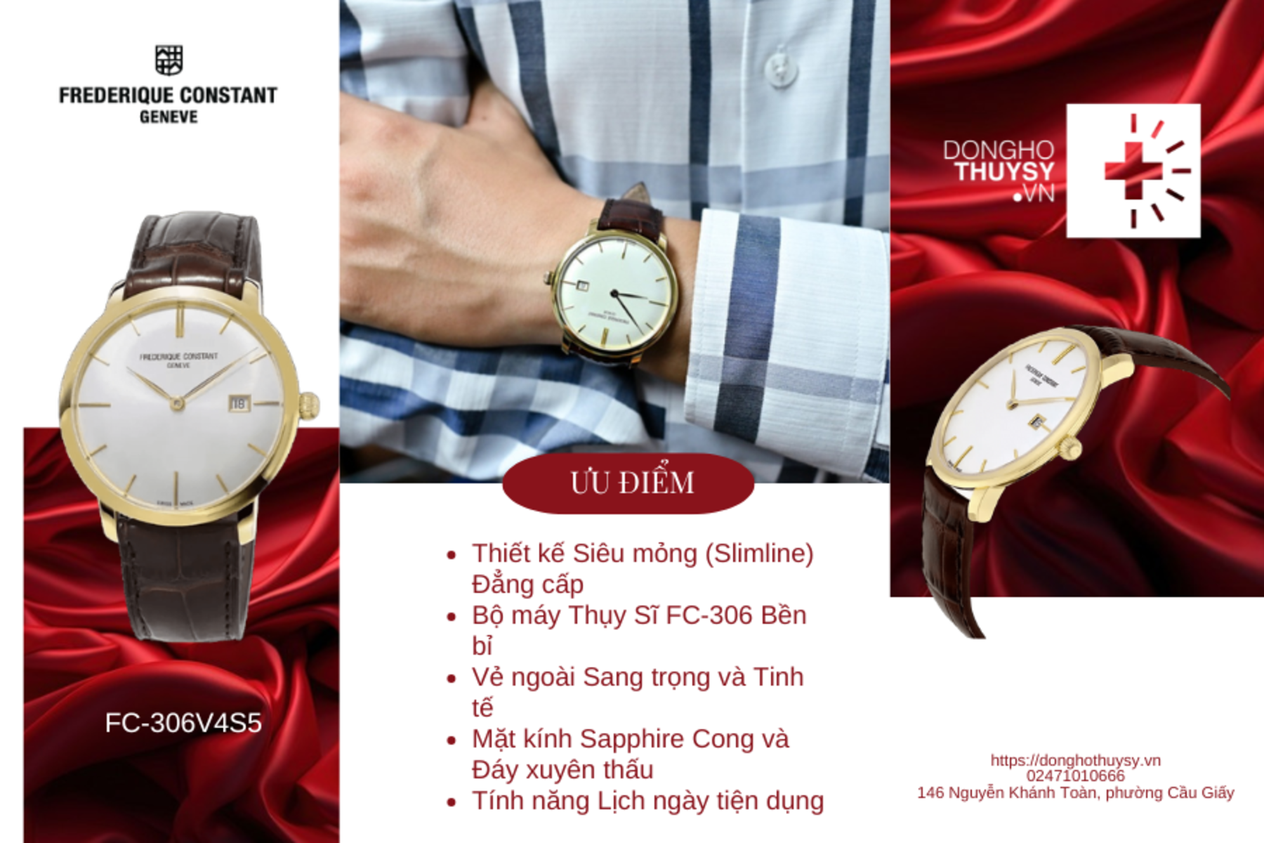 Đồng hồ Frederique Constant FC-306V4S5