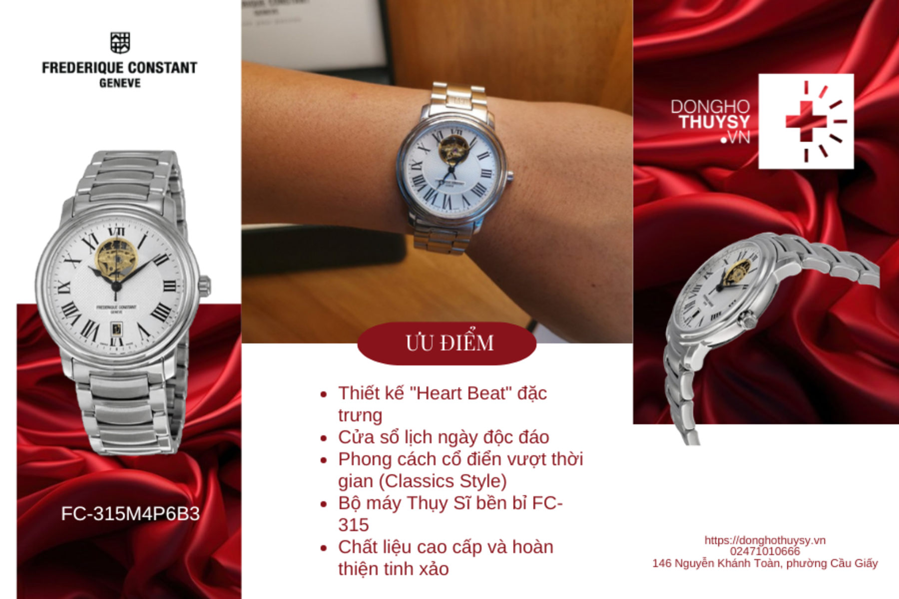 Đồng hồ Frederique Constant FC-315M4P6B3