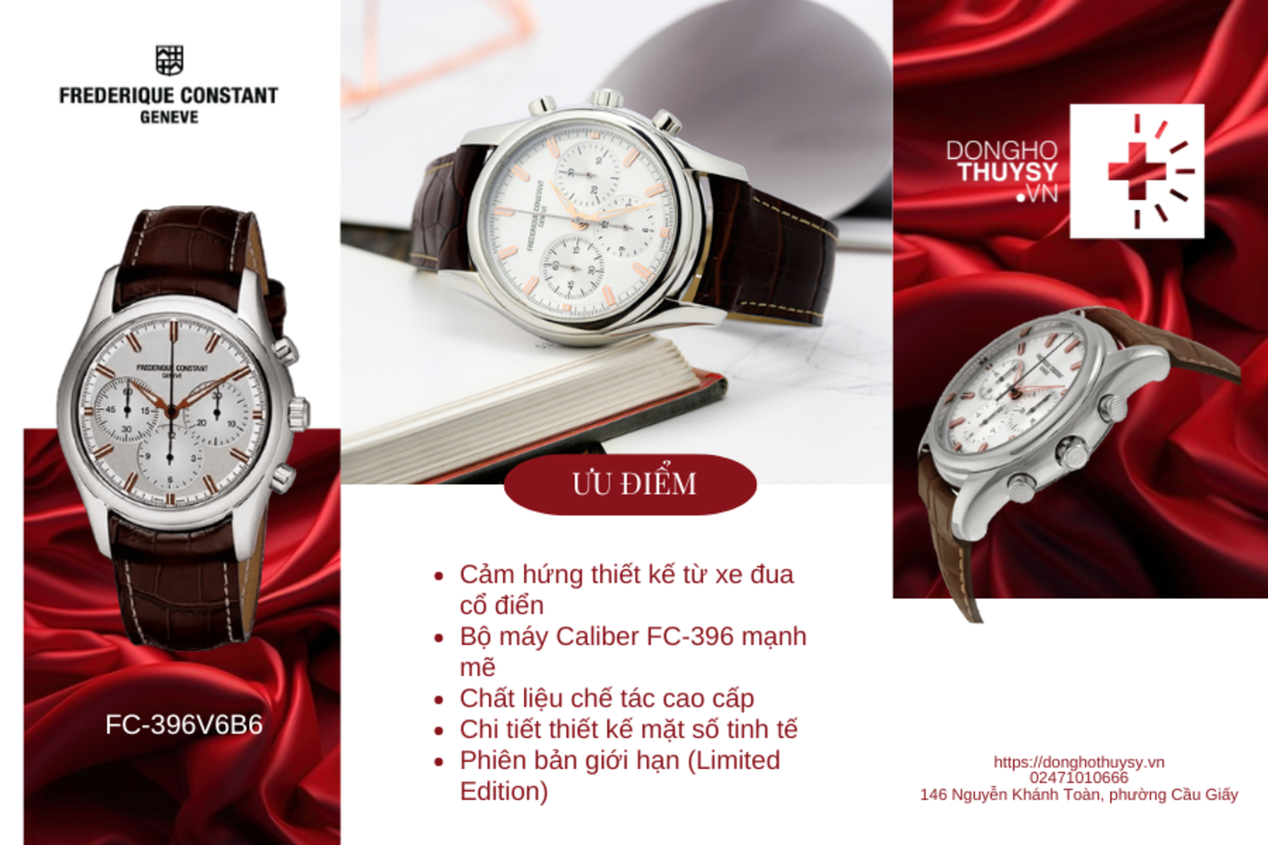 Đồng hồ Frederique Constant FC-396V6B6