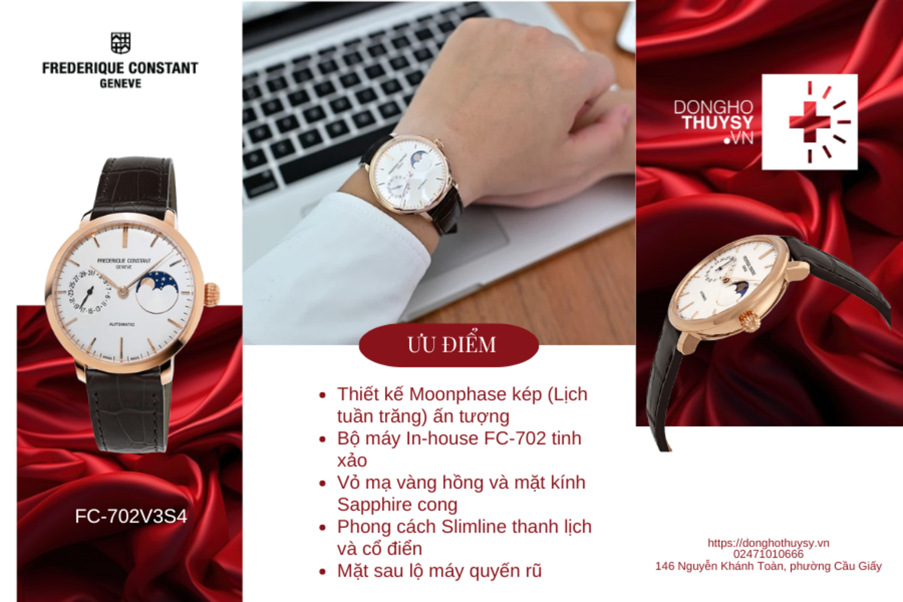Đồng hồ Frederique Constant FC-702V3S4