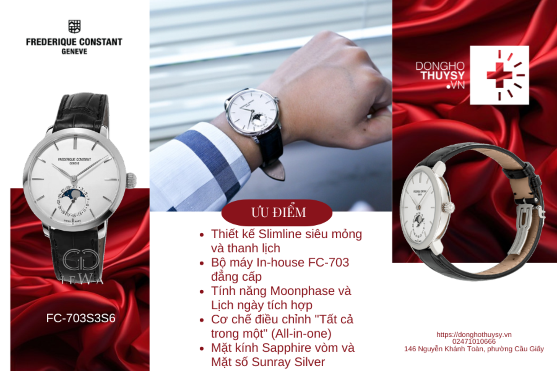 Đồng hồ Frederique Constant FC-703S3S6