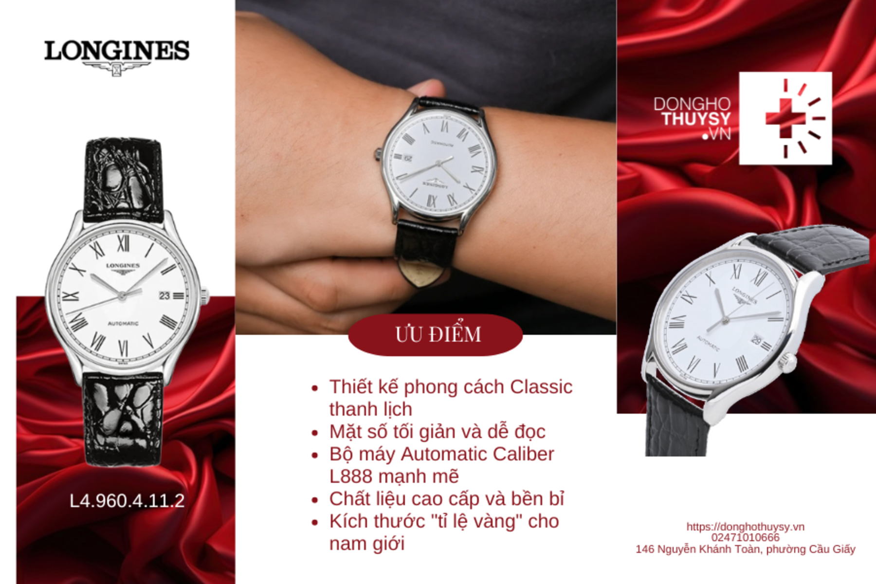Đồng hồ Longines L4.960.4.11.2