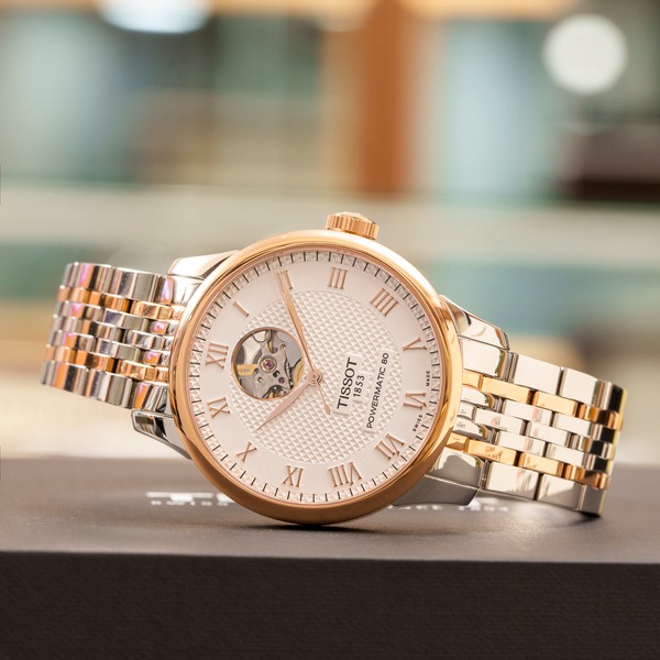 Đồng Hồ Nam TISSOT T-Classic LE LOCLE POWERMATIC 80 OPEN HEART T006.407.22.033.02