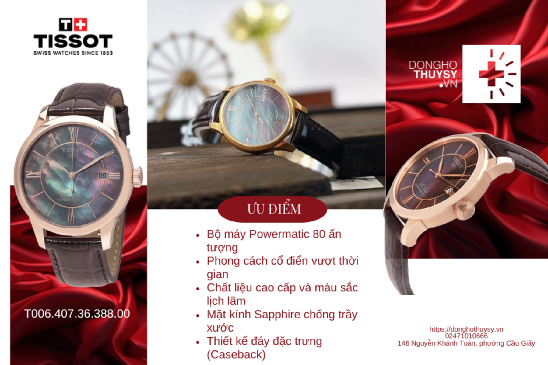 Đồng hồ Tissot T006.407.36.388.00