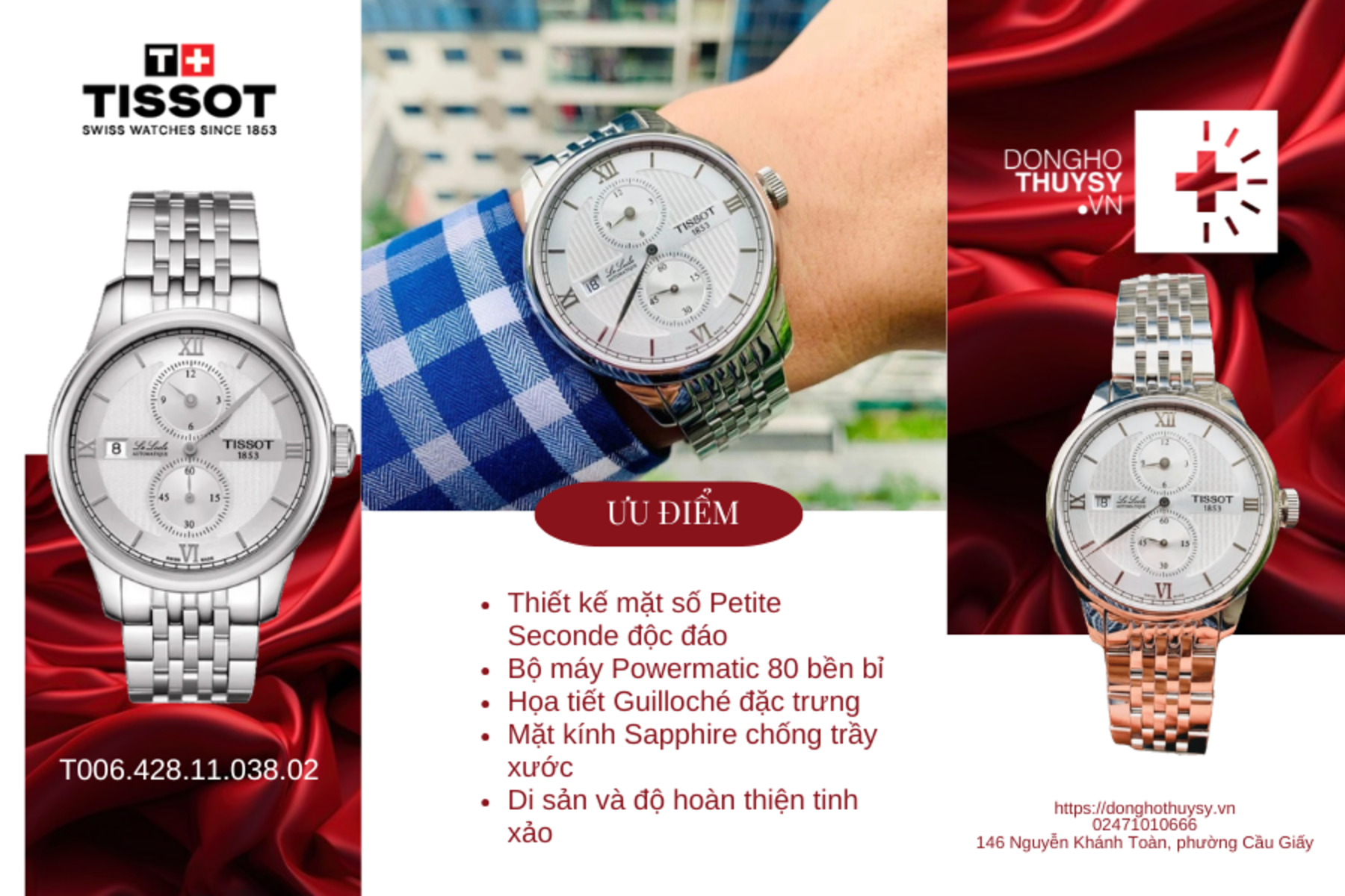 Đồng hồ Nam Tissot T-Classic T006.428.11.038.02