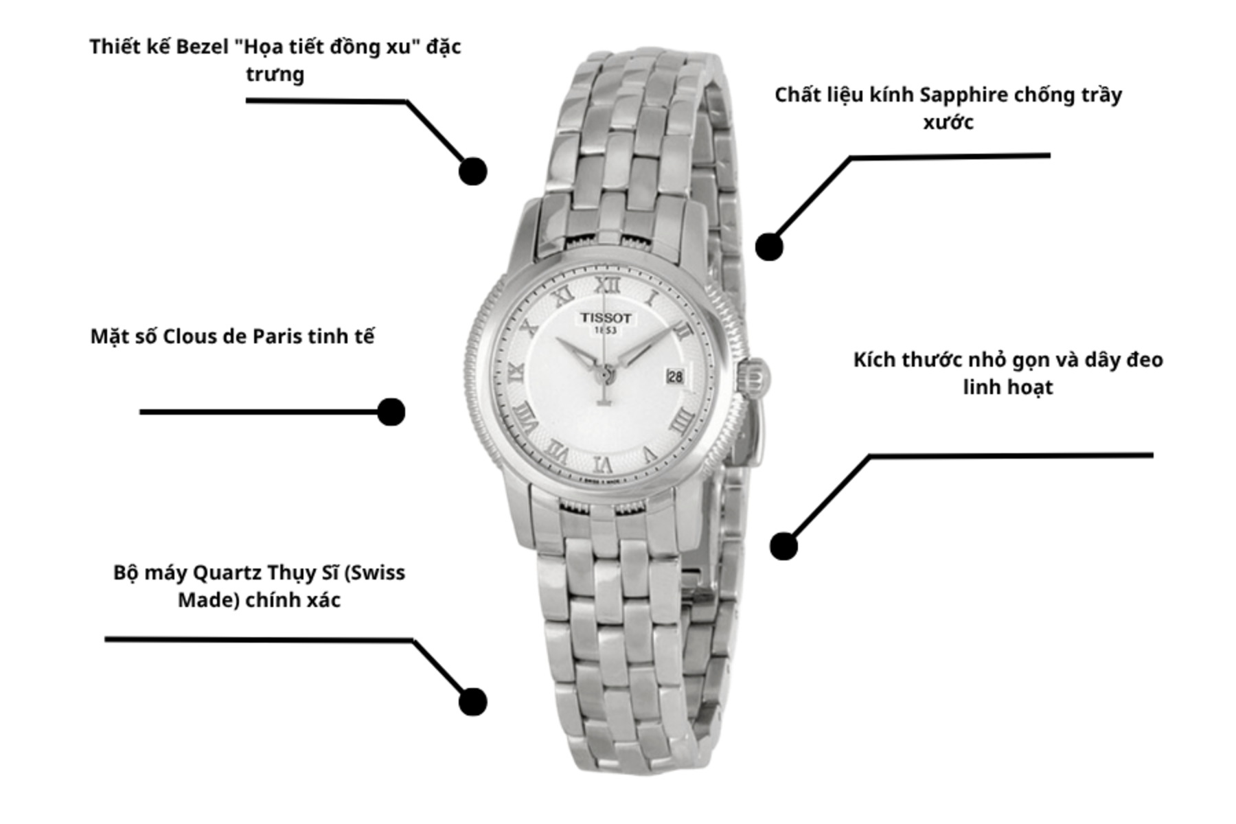 Đồng hồ TISSOT T031.210.11.033.00