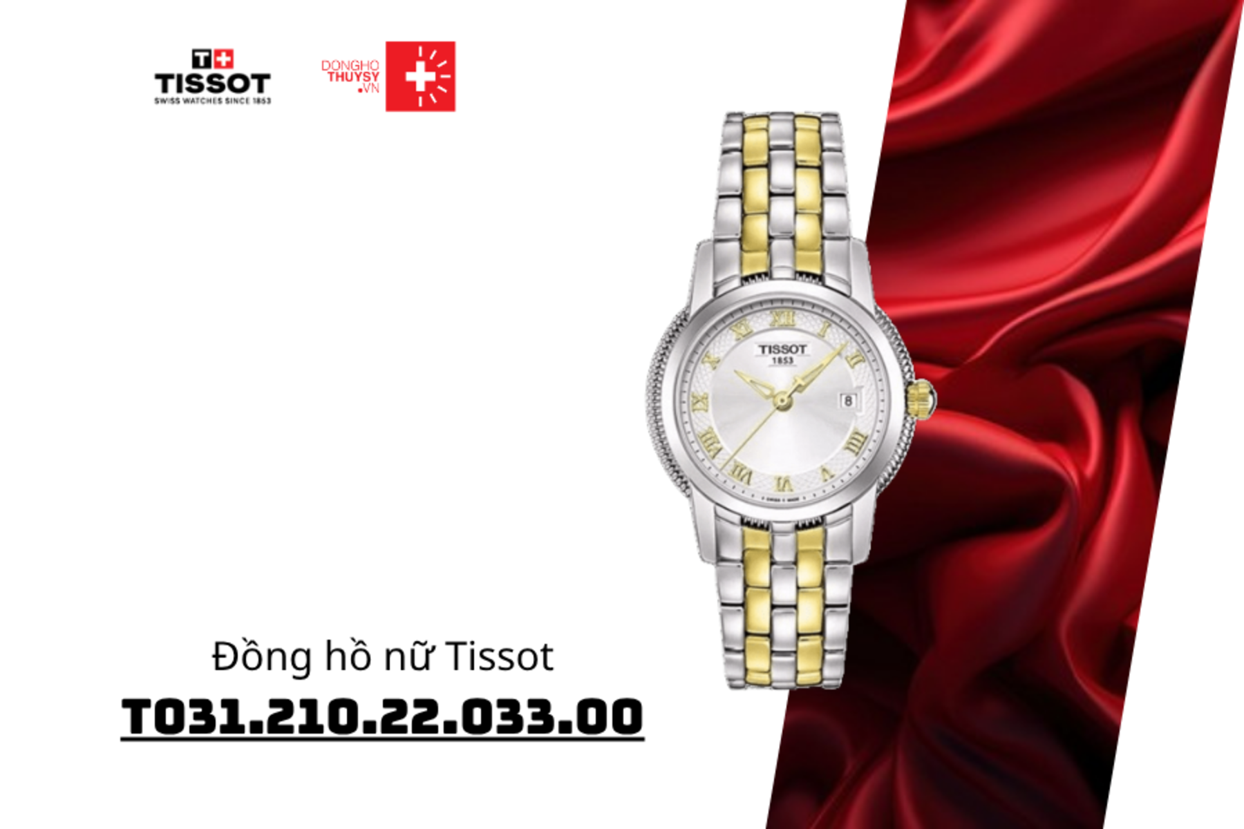 Đồng hồ nữ Tissot T031.210.22.033.00