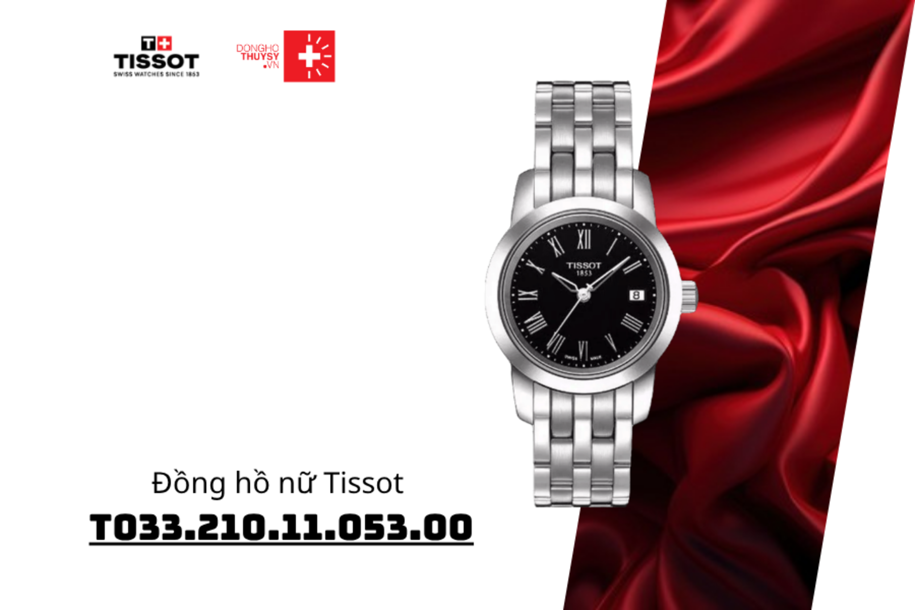 Đồng hồ nữ Tissot T033.210.11.053.00