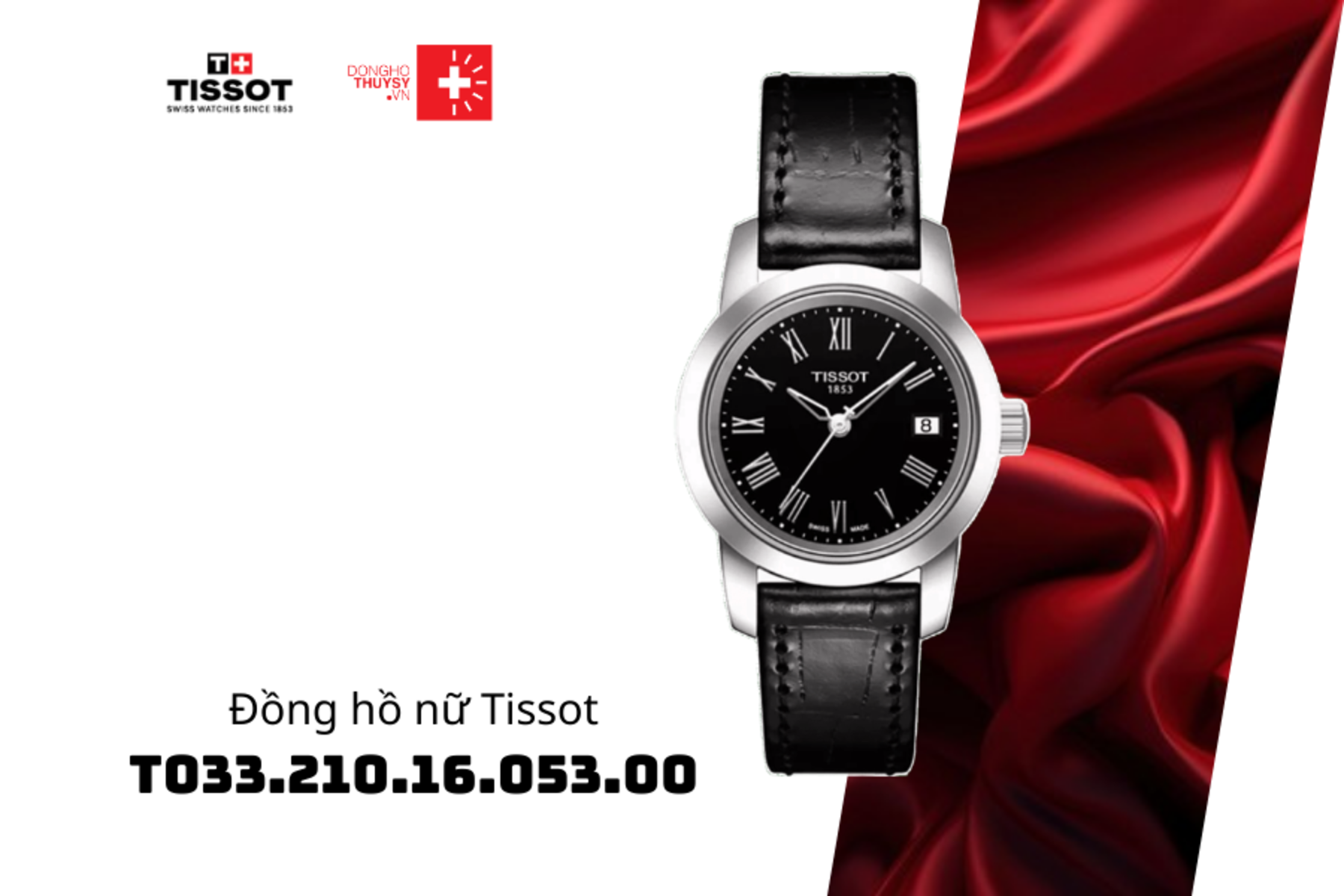 Đồng hồ nữ Tissot T033.210.16.053.00