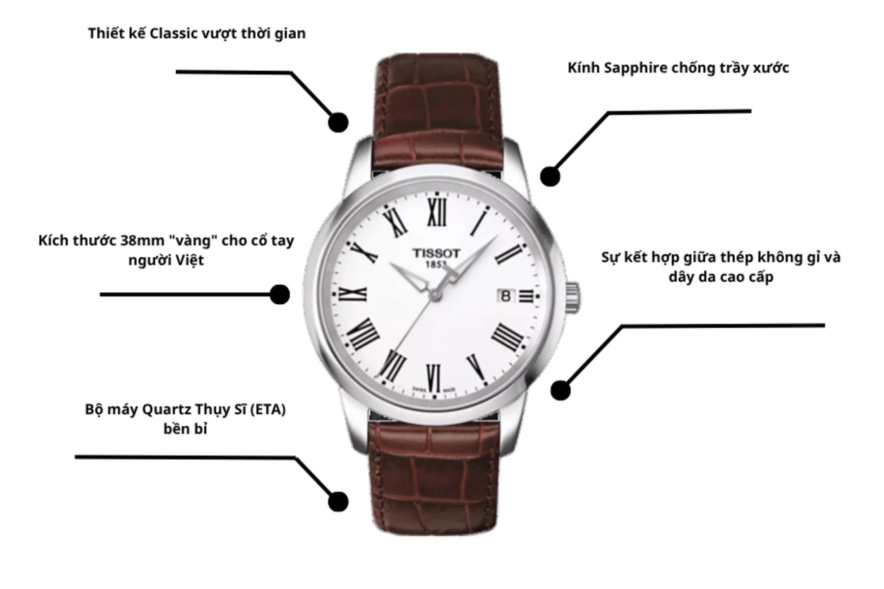 Đồng hồ TISSOT T033.410.16.013.01