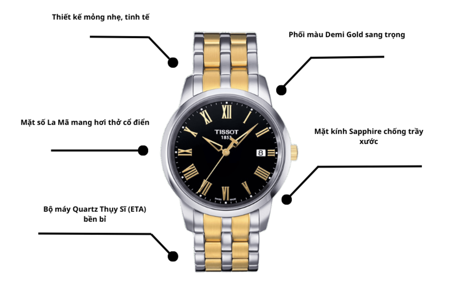 Đồng hồ TISSOT T033.410.22.053.01