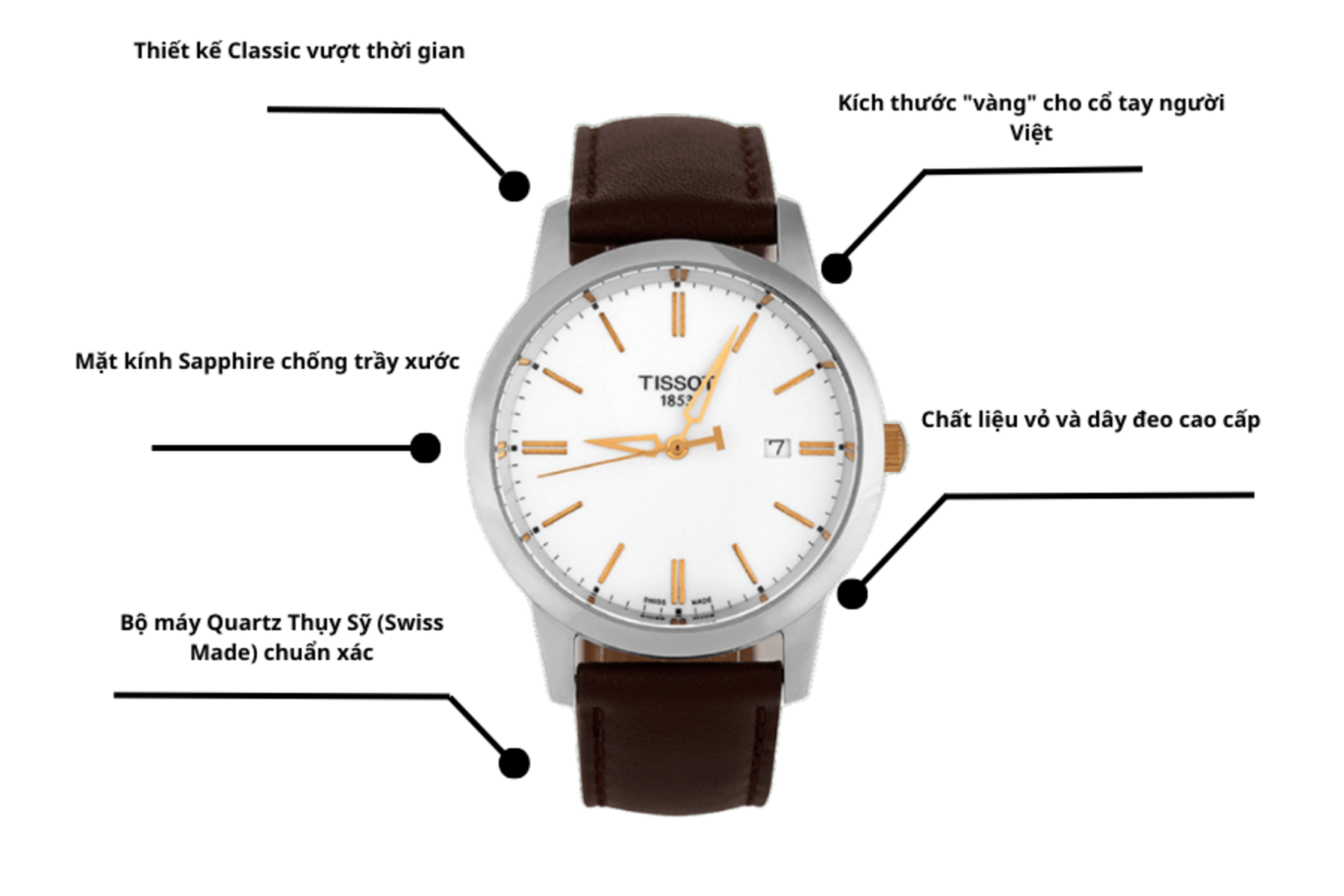 Đồng hồ TISSOT T033.410.26.011.01