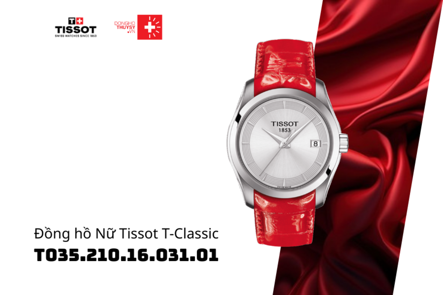 Đồng hồ Nữ Tissot T-Classic T035.210.16.031.01