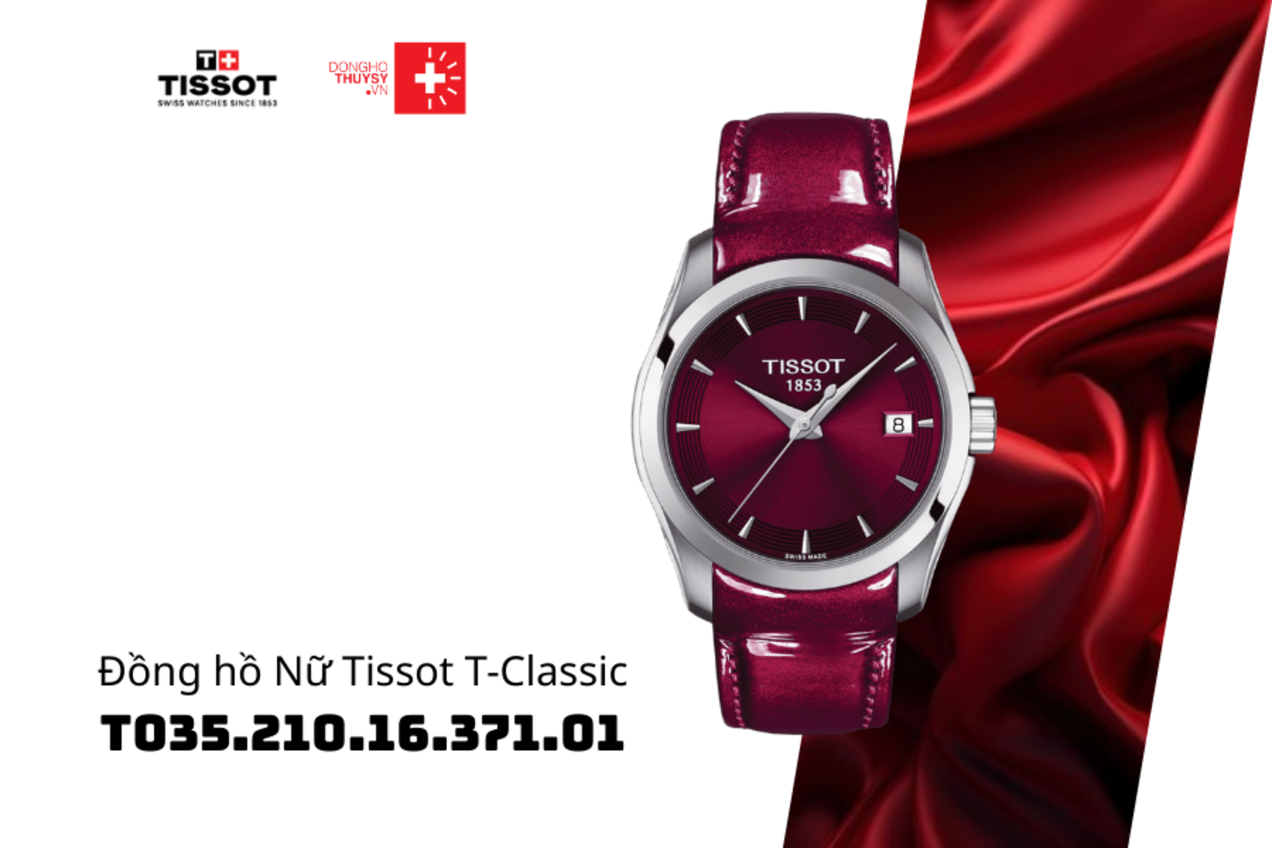 Đồng hồ Nữ Tissot T-Classic T035.210.16.371.01