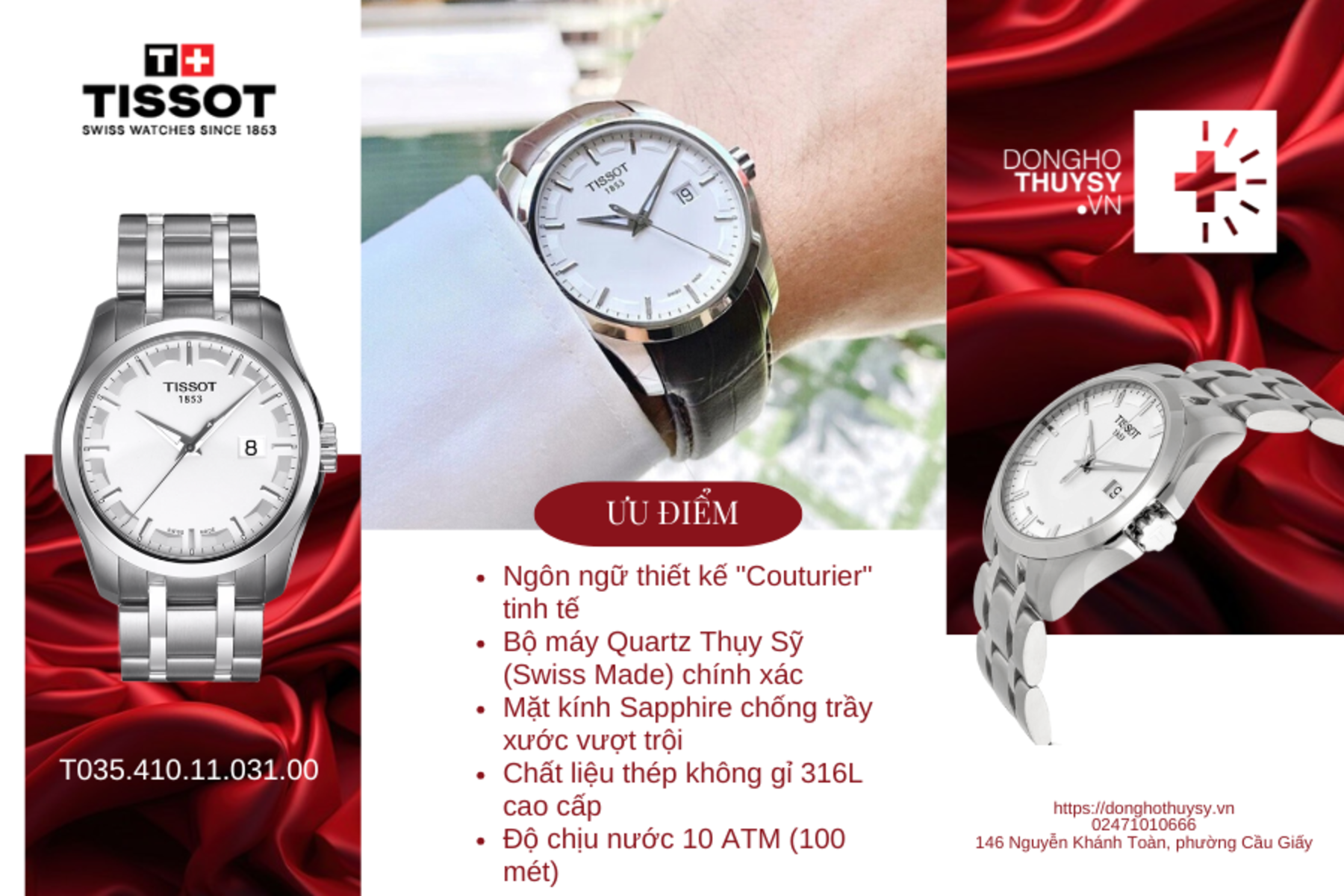 Đồng hồ TISSOT T035.410.11.031.00