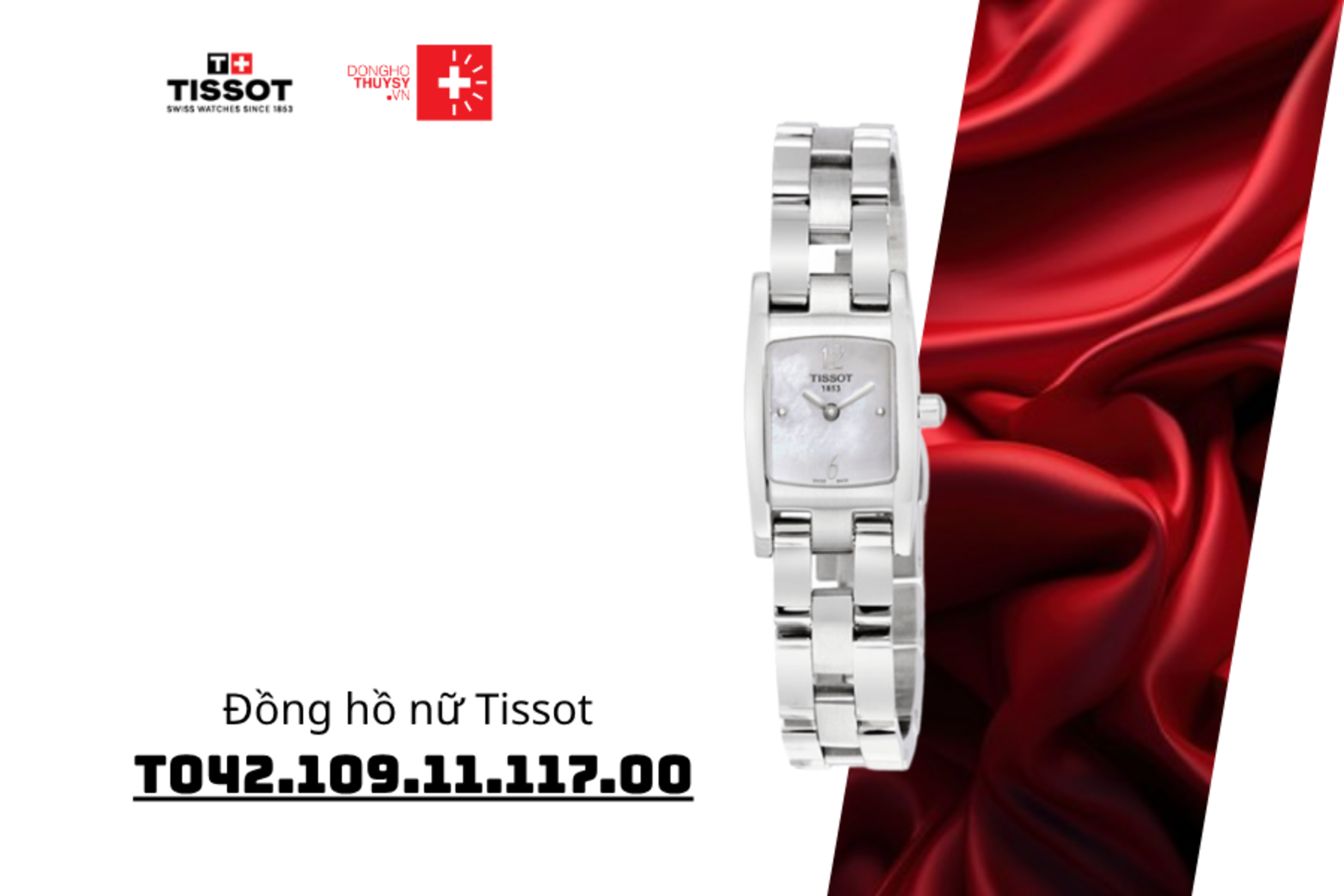 Đồng hồ nữ Tissot T042.109.11.117.00