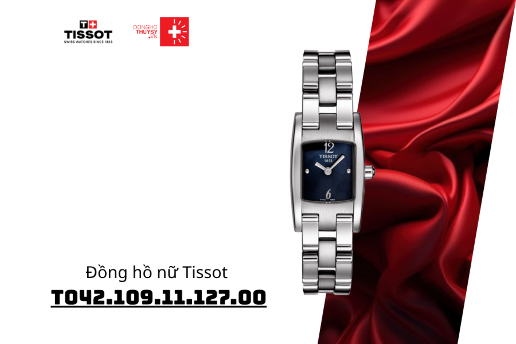 Đồng hồ nữ Tissot T042.109.11.127.00