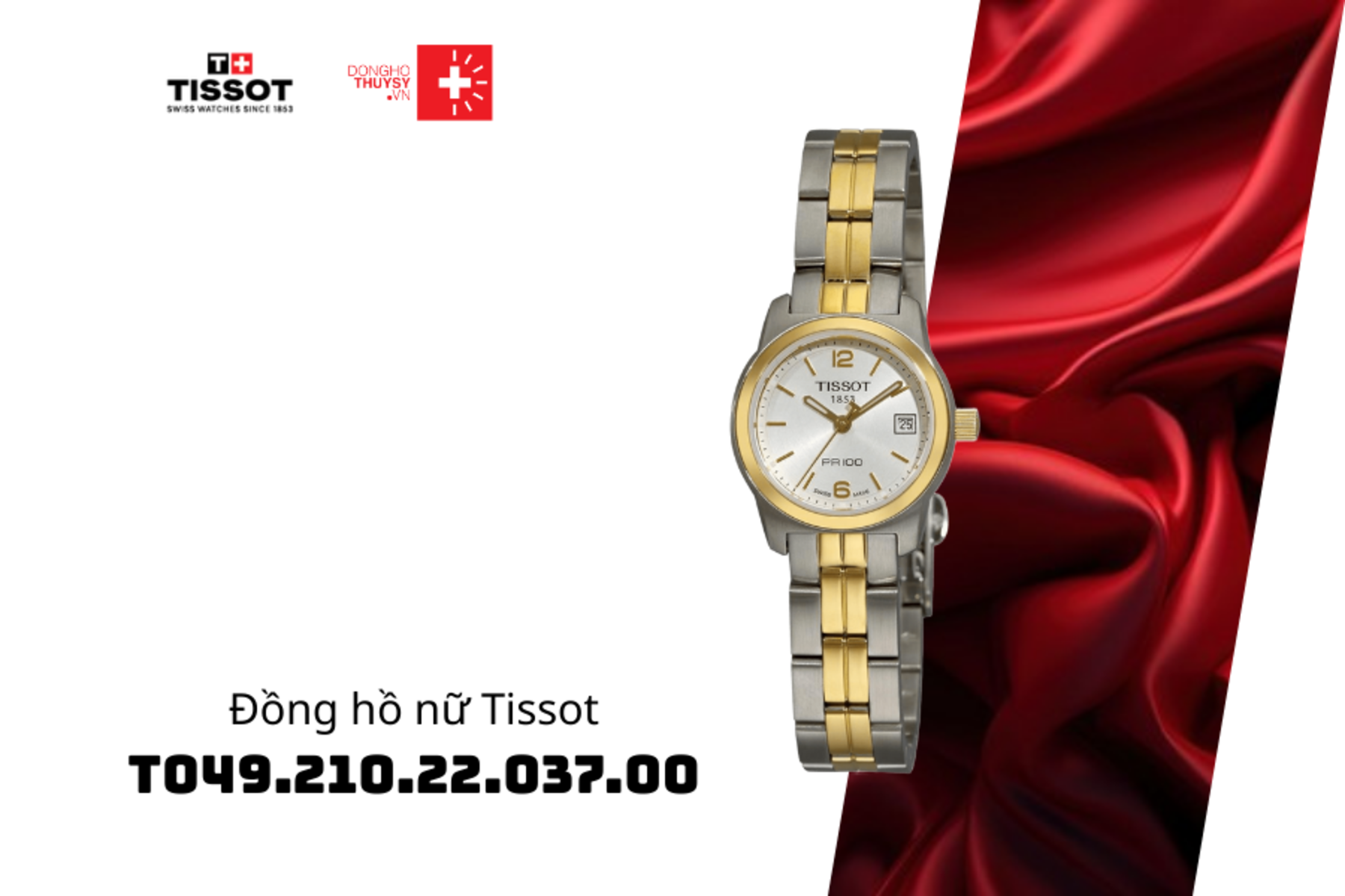 Đồng hồ nữ Tissot T049.210.22.037.00