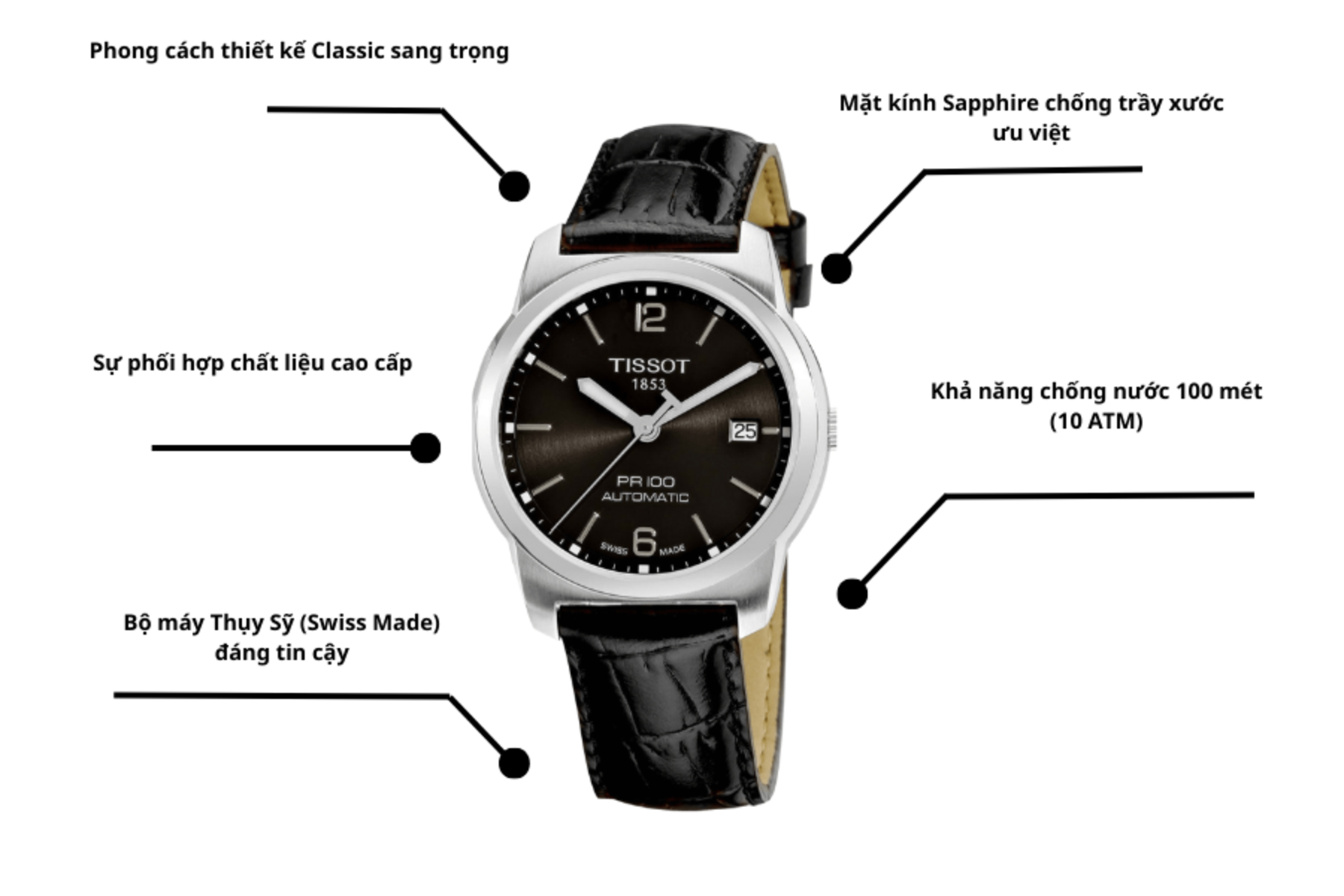 Đồng hồ nam Tissot T049.407.16.057.00