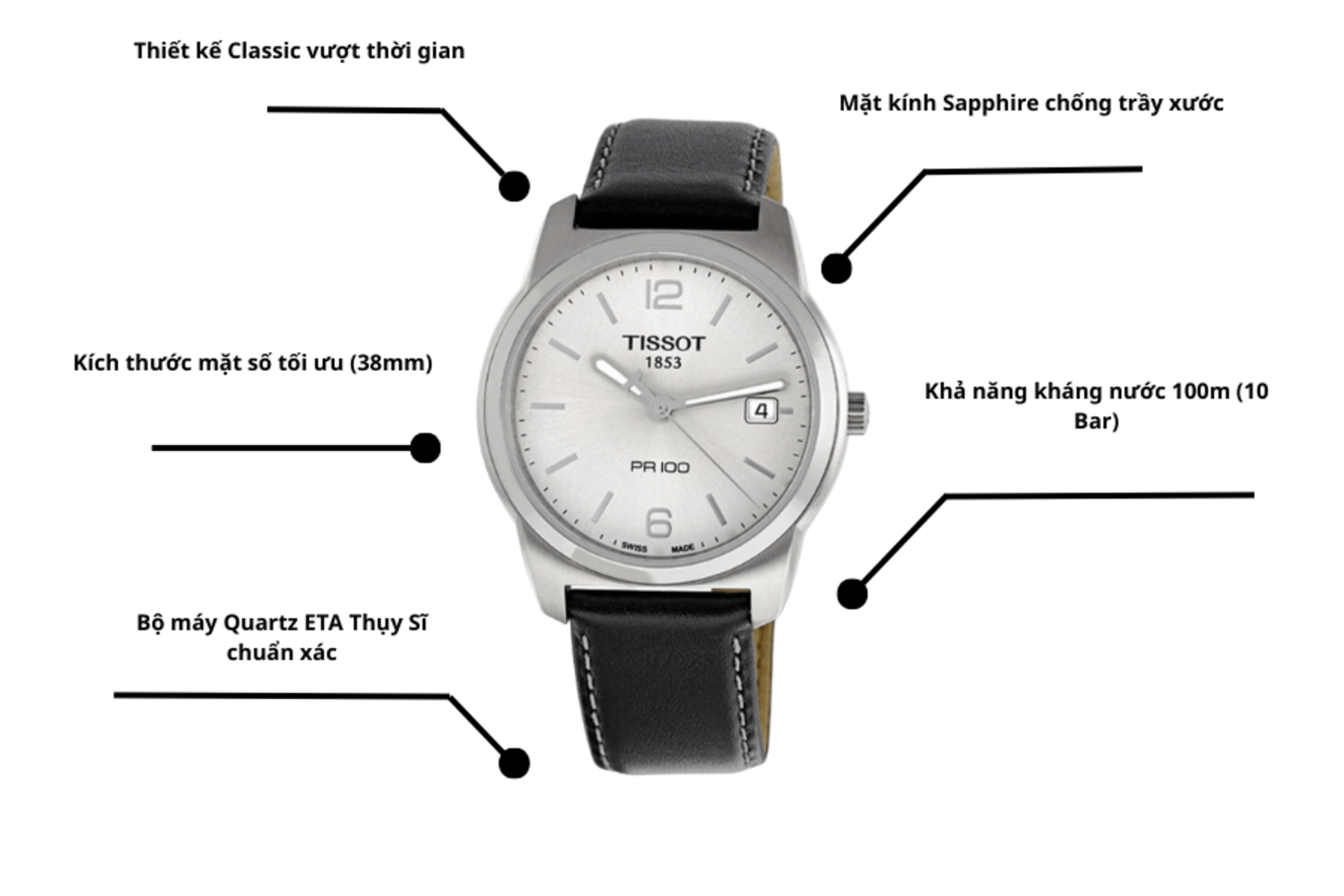 Đồng hồ nam Tissot T049.410.16.037.01