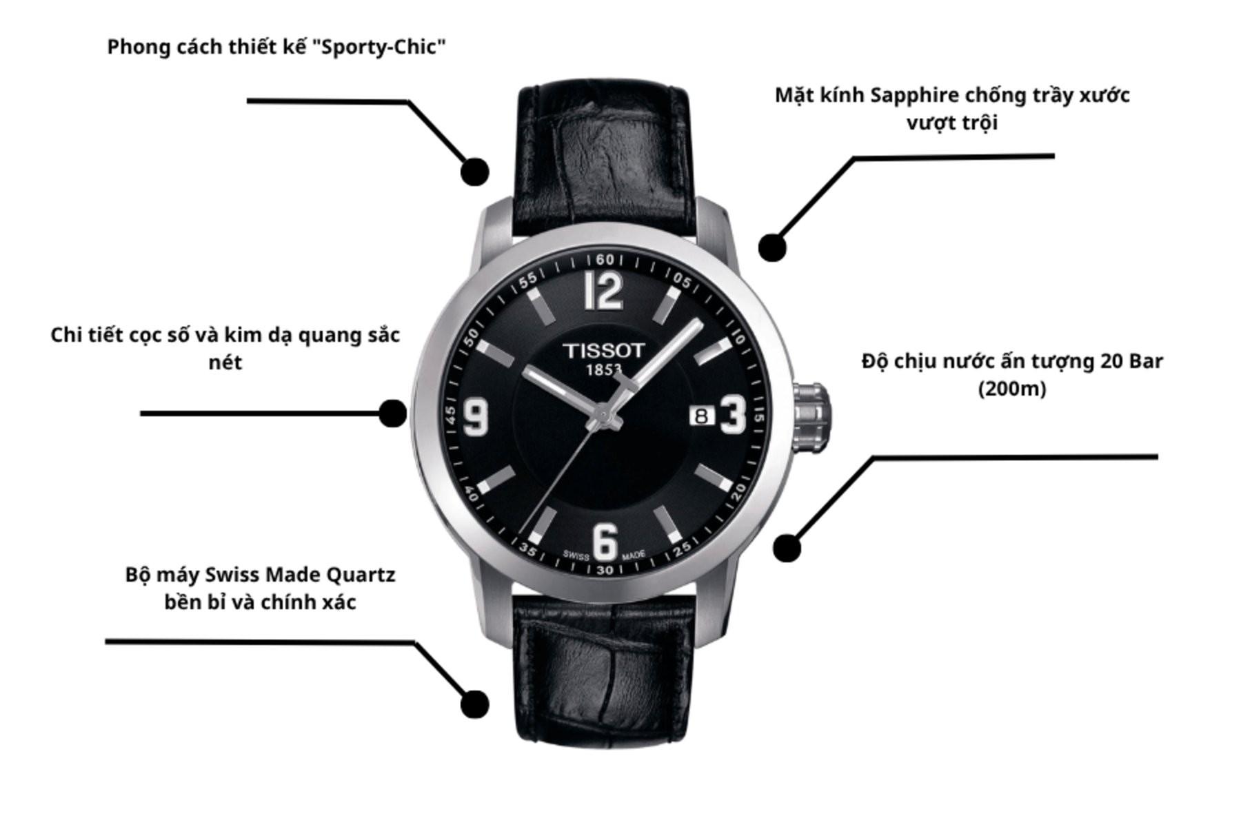 Đồng hồ nam Tissot T055.410.16.057.00