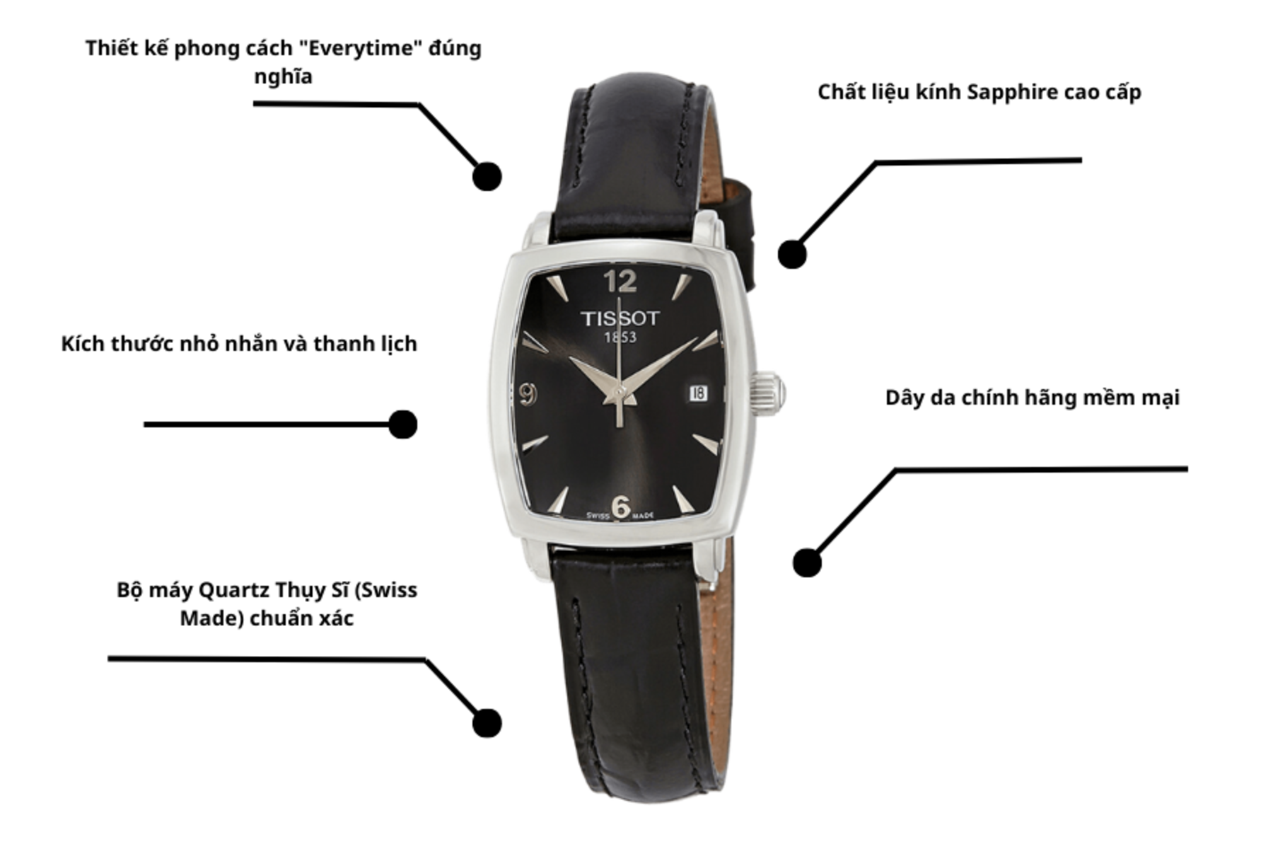 Đồng hồ nữ Tissot T057.910.16.057.00