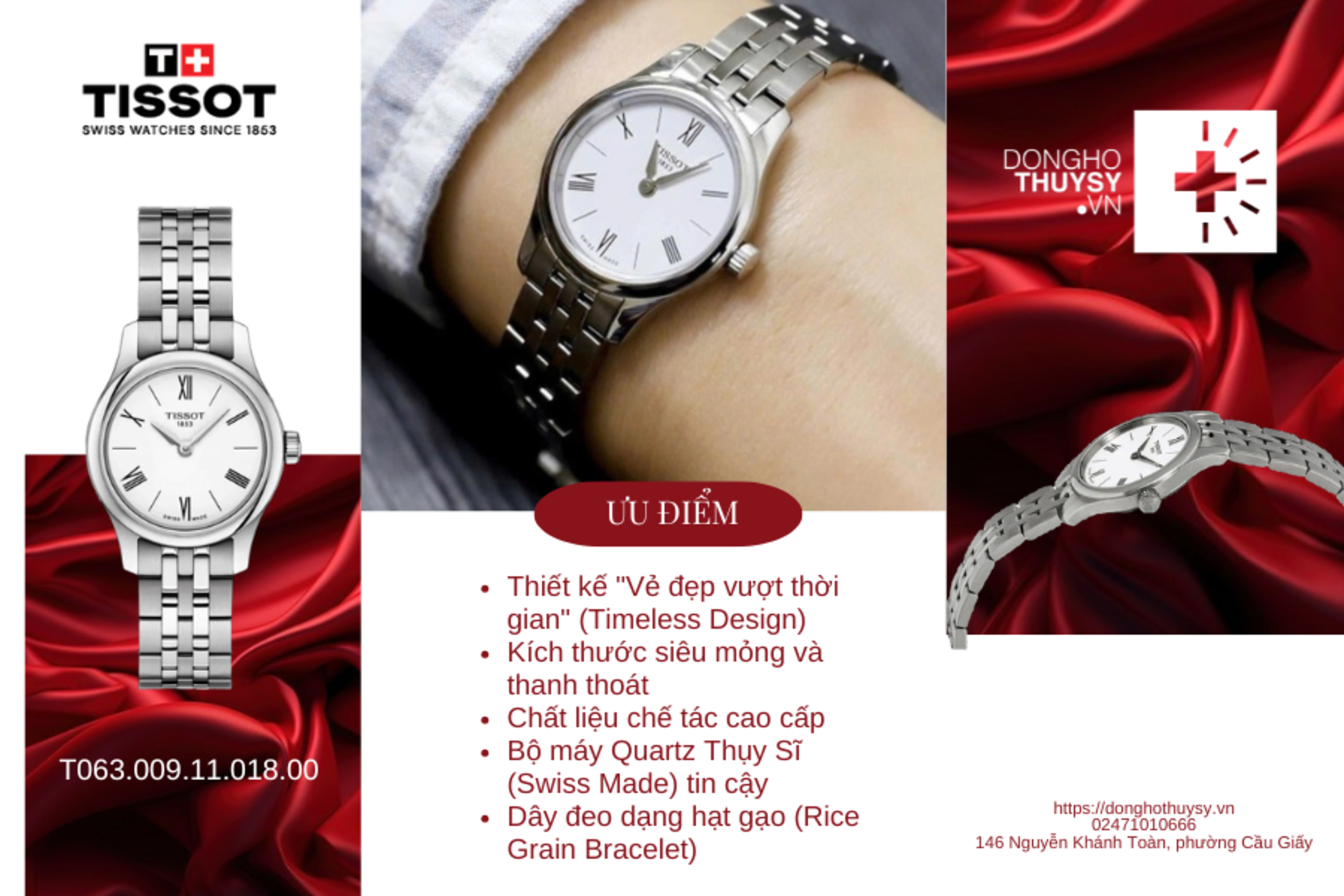 Đồng hồ TISSOT T063.009.11.018.00