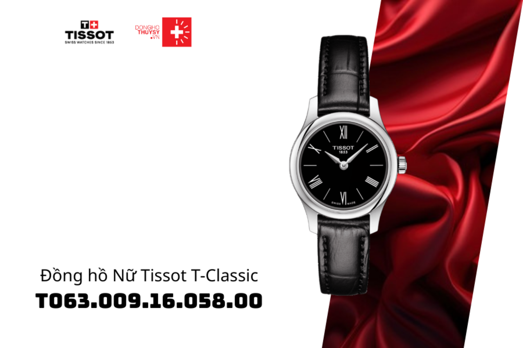 Đồng hồ Nữ Tissot T-Classic T063.009.16.058.00