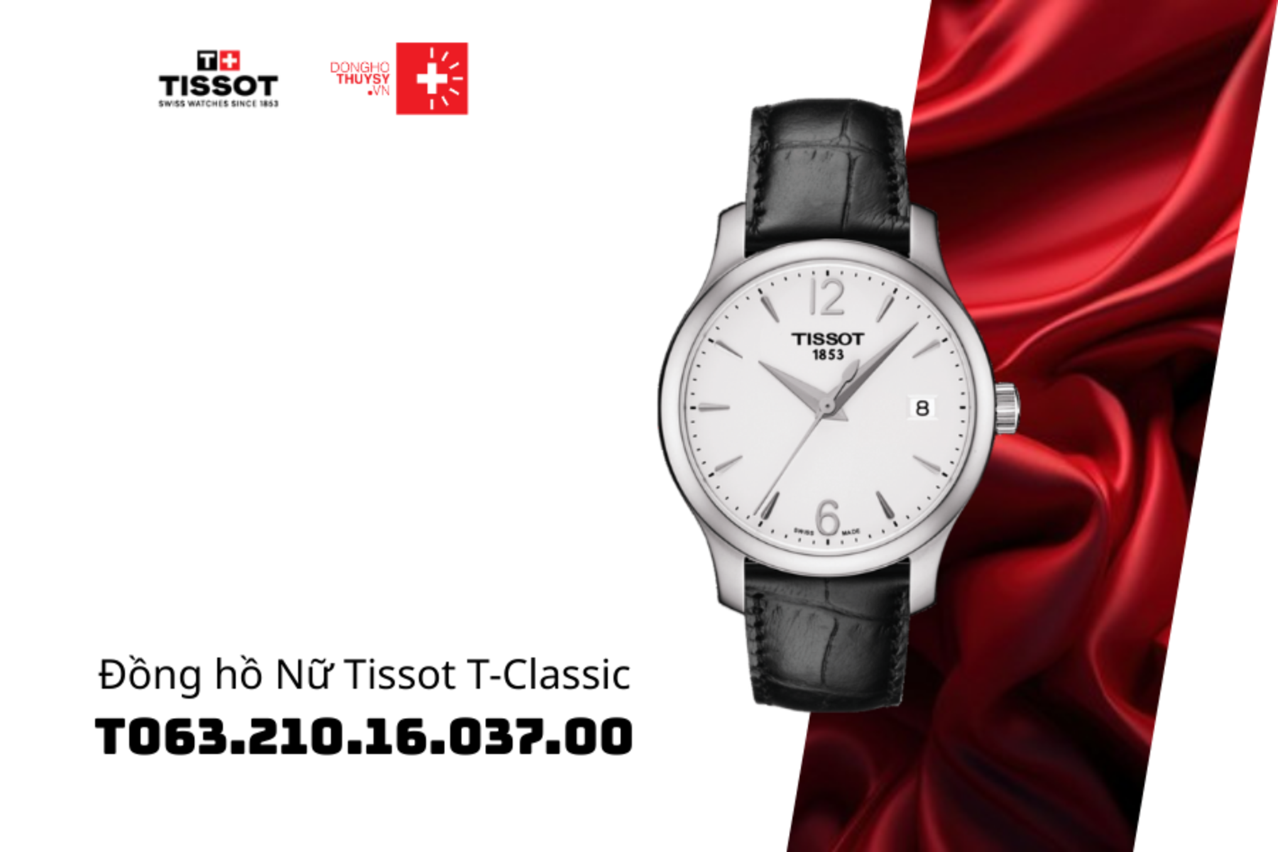Đồng hồ Nữ Tissot T-Classic T063.210.16.037.00