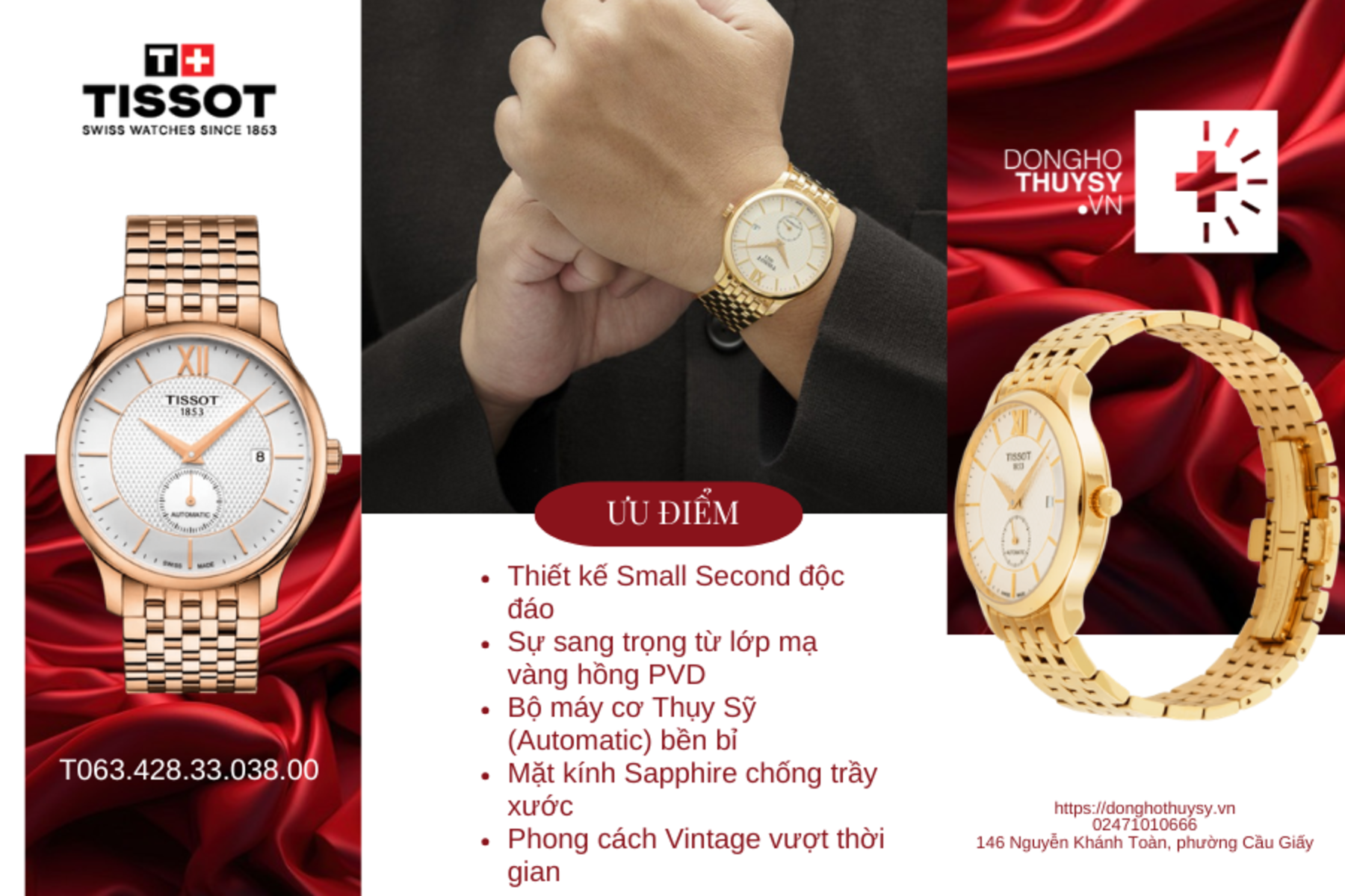Đồng hồ Tissot T063.428.33.038.00