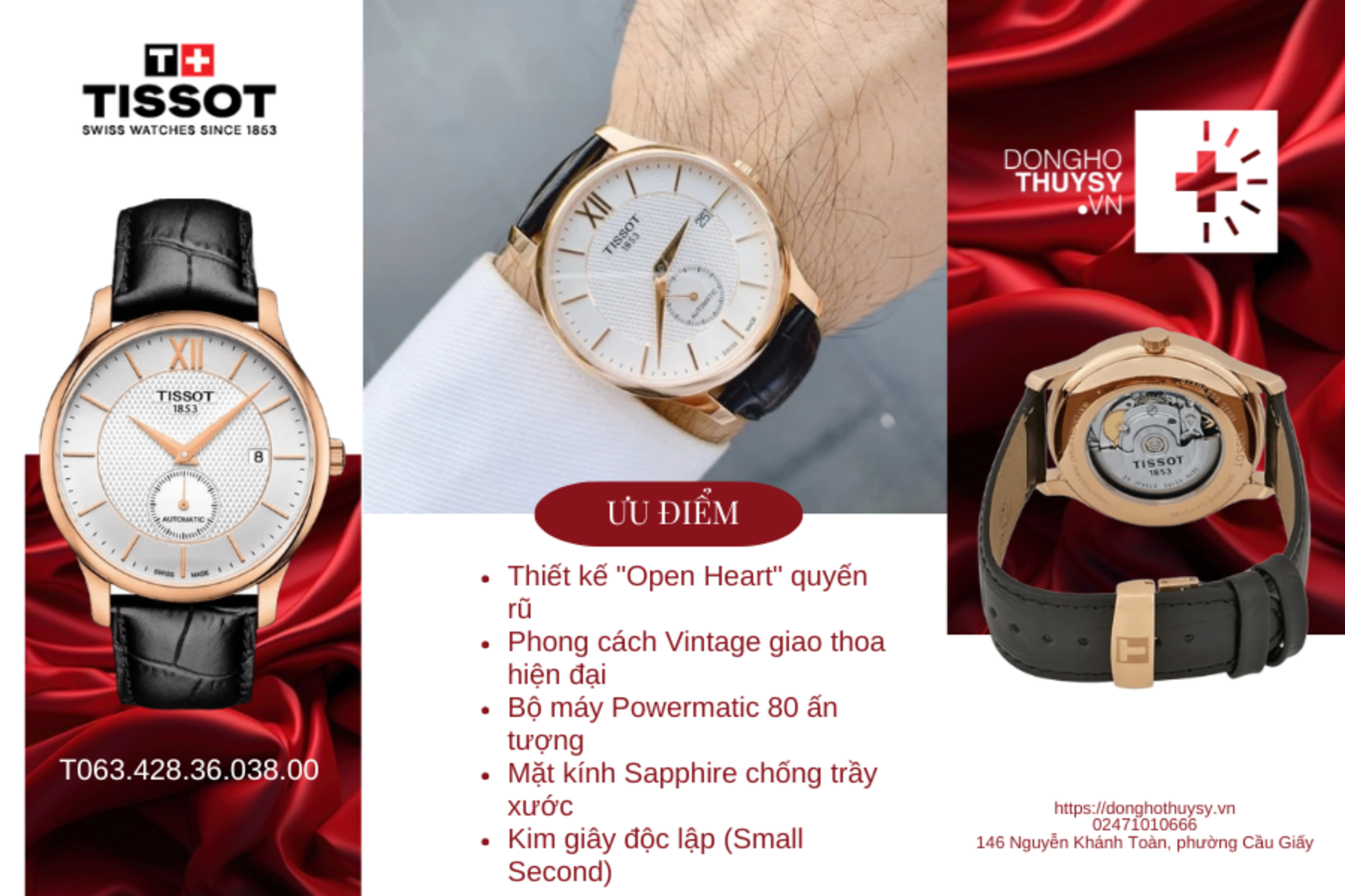 Đồng hồ Tissot T063.428.36.038.00