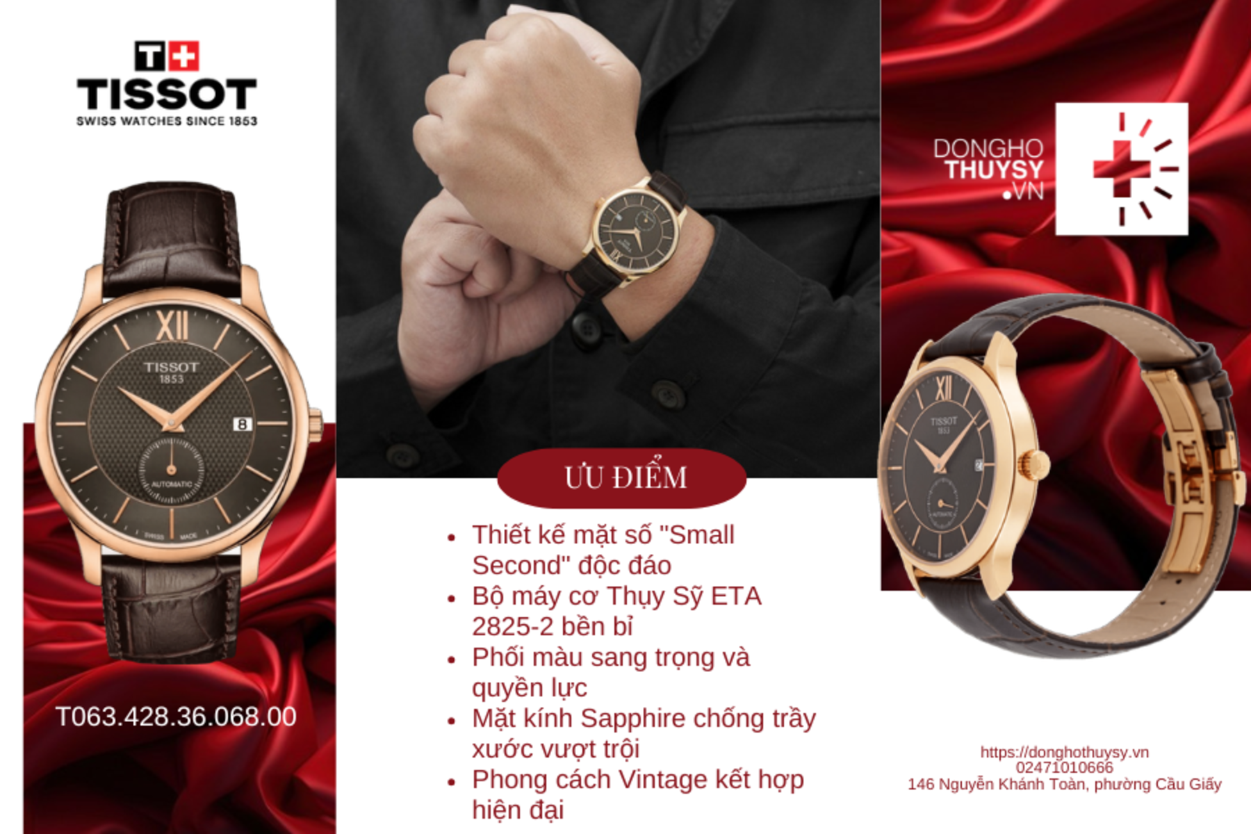 Đồng hồ Tissot T063.428.36.068.00