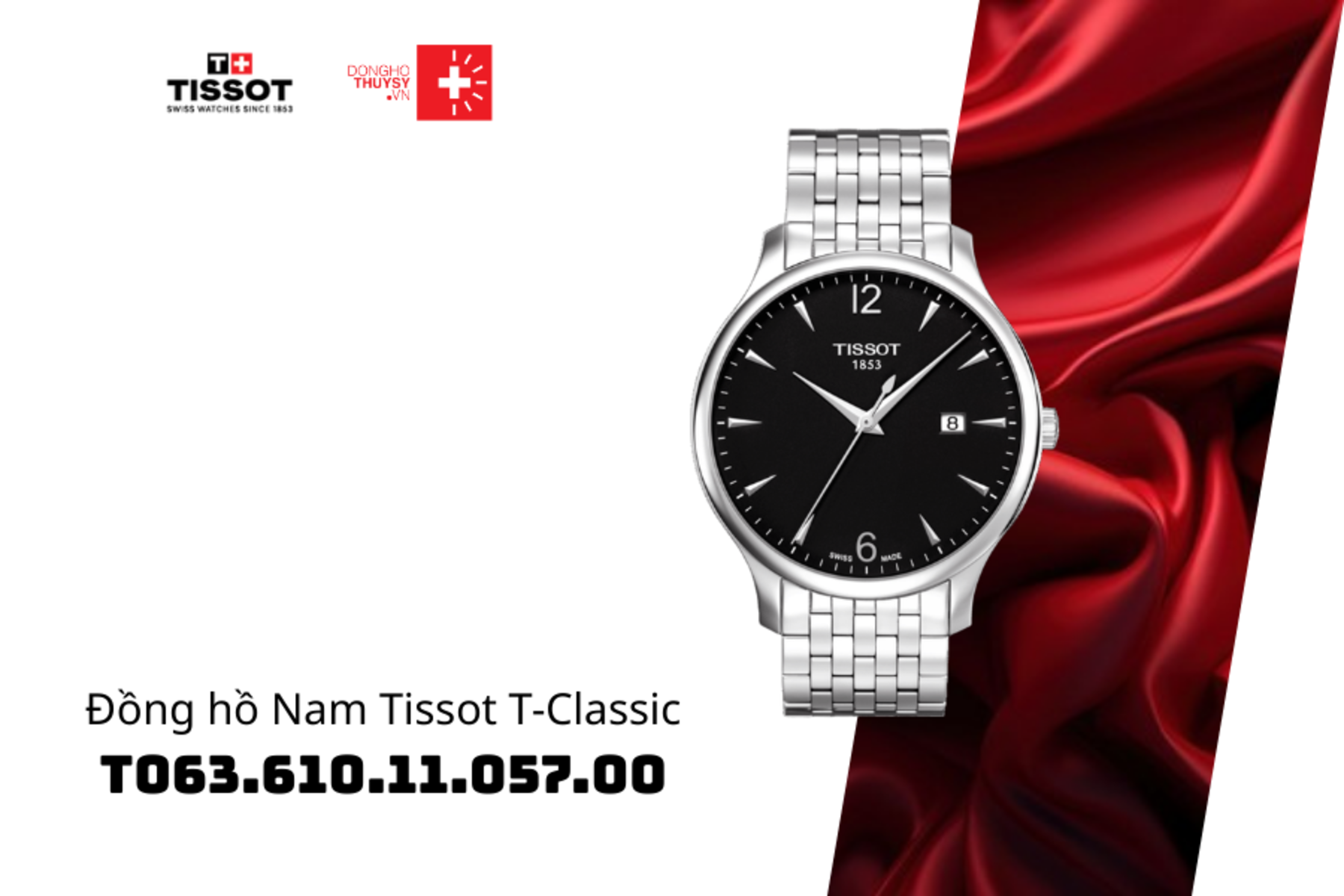 Đồng hồ Nam Tissot T-Classic T063.610.11.057.00
