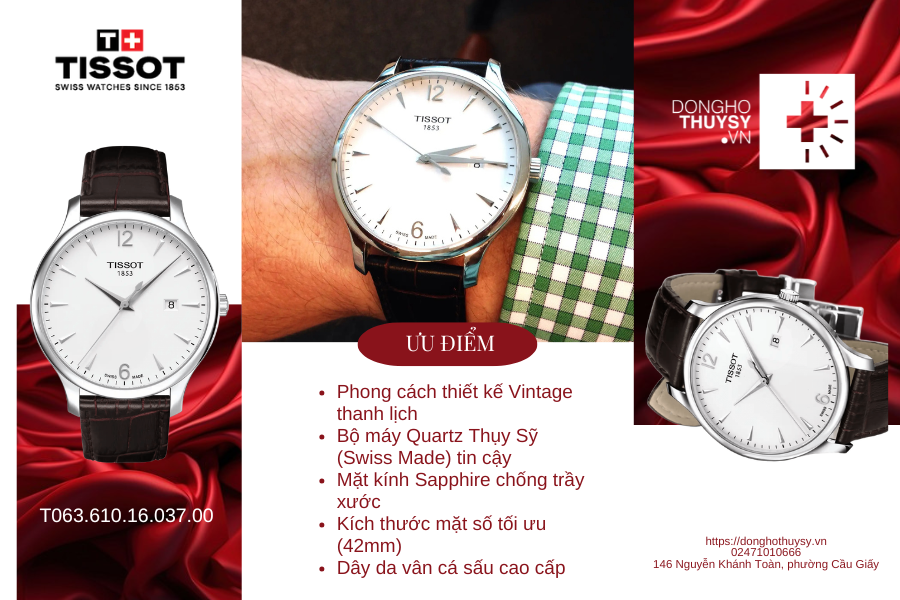 Đồng hồ TISSOT T063.610.16.037.00