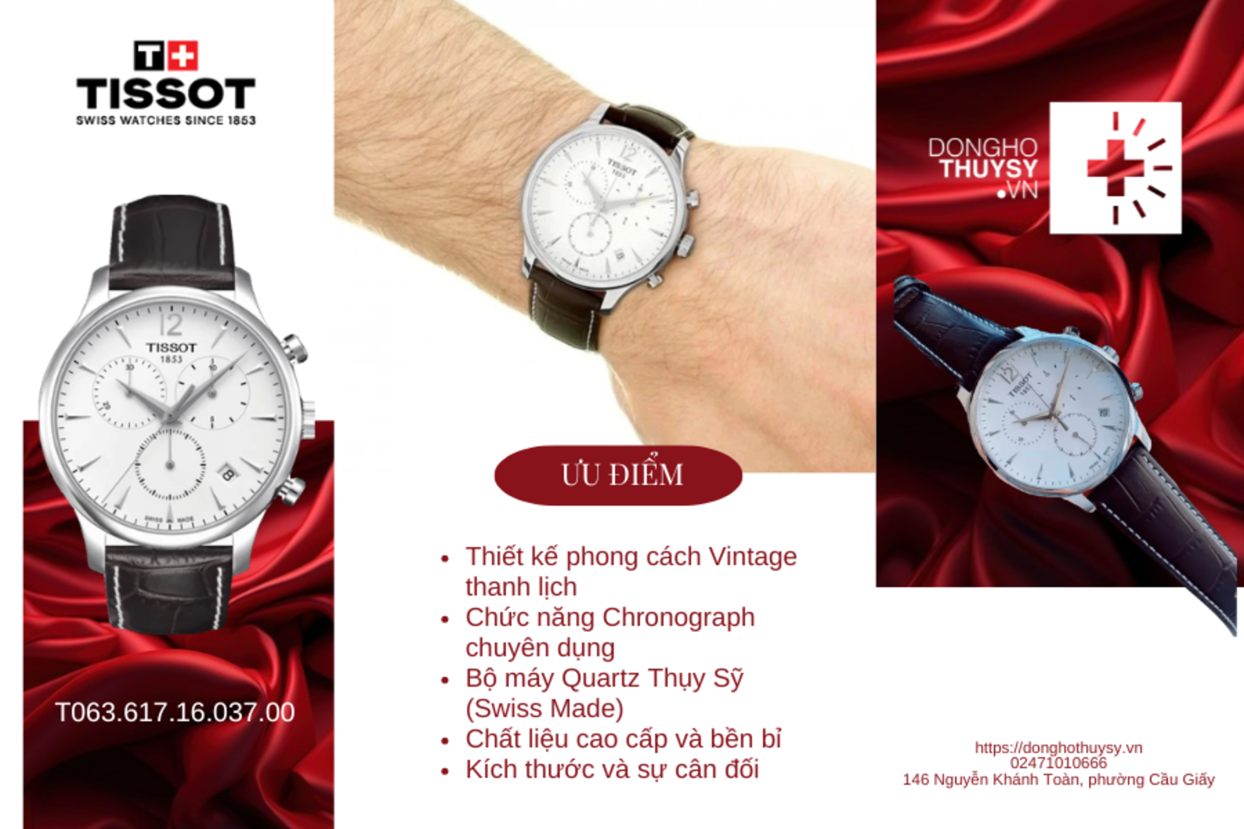 Đồng hồ TISSOT T063.617.16.037.00