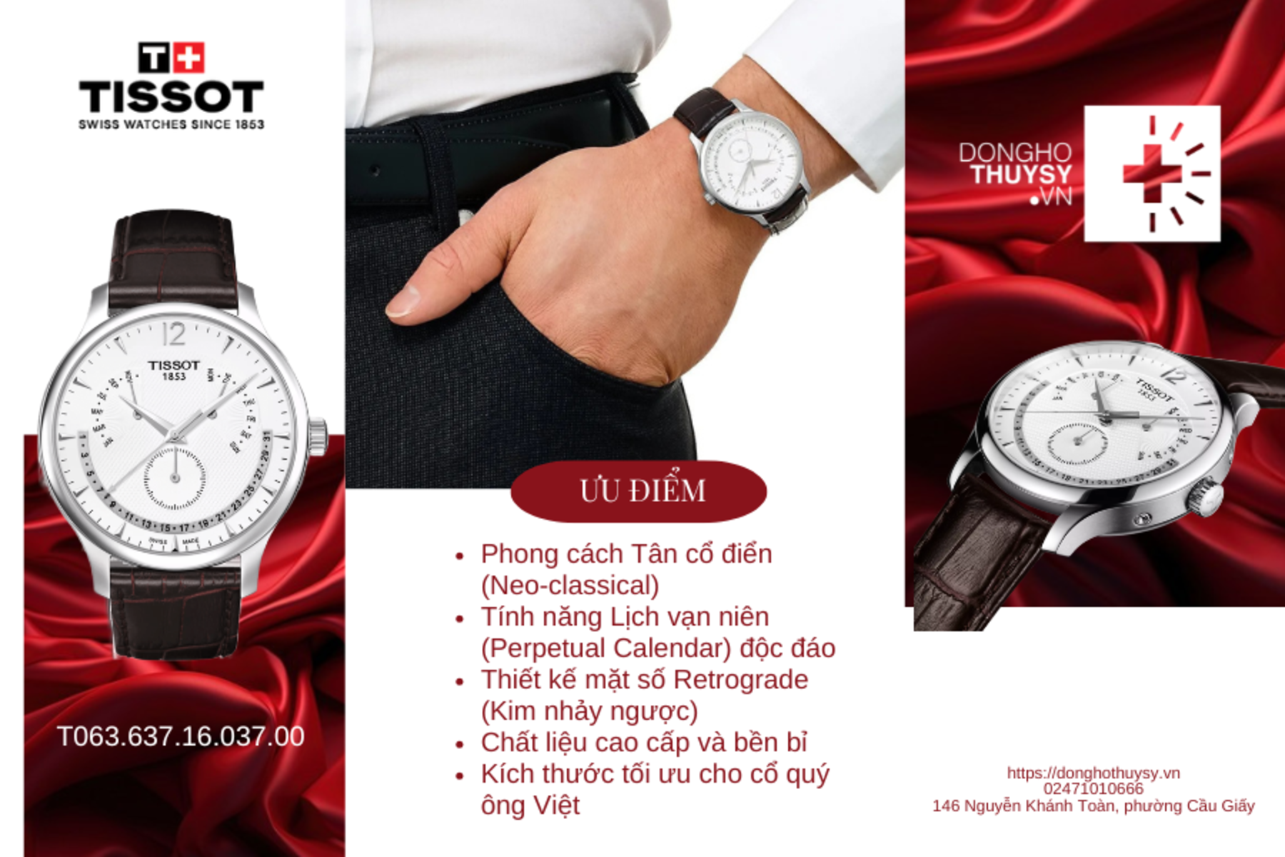 Đồng hồ TISSOT T063.637.16.037.00
