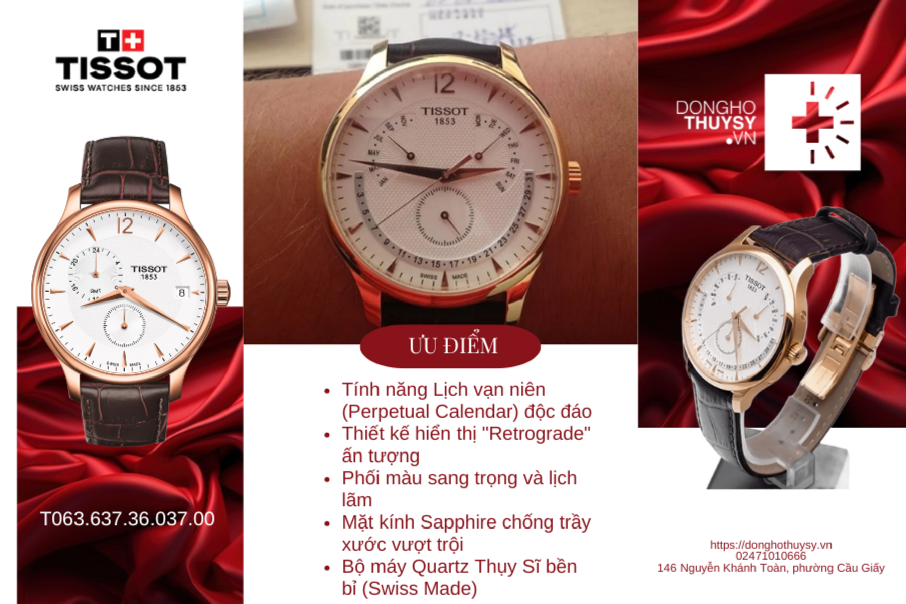 Đồng hồ TISSOT T063.637.36.037.00
